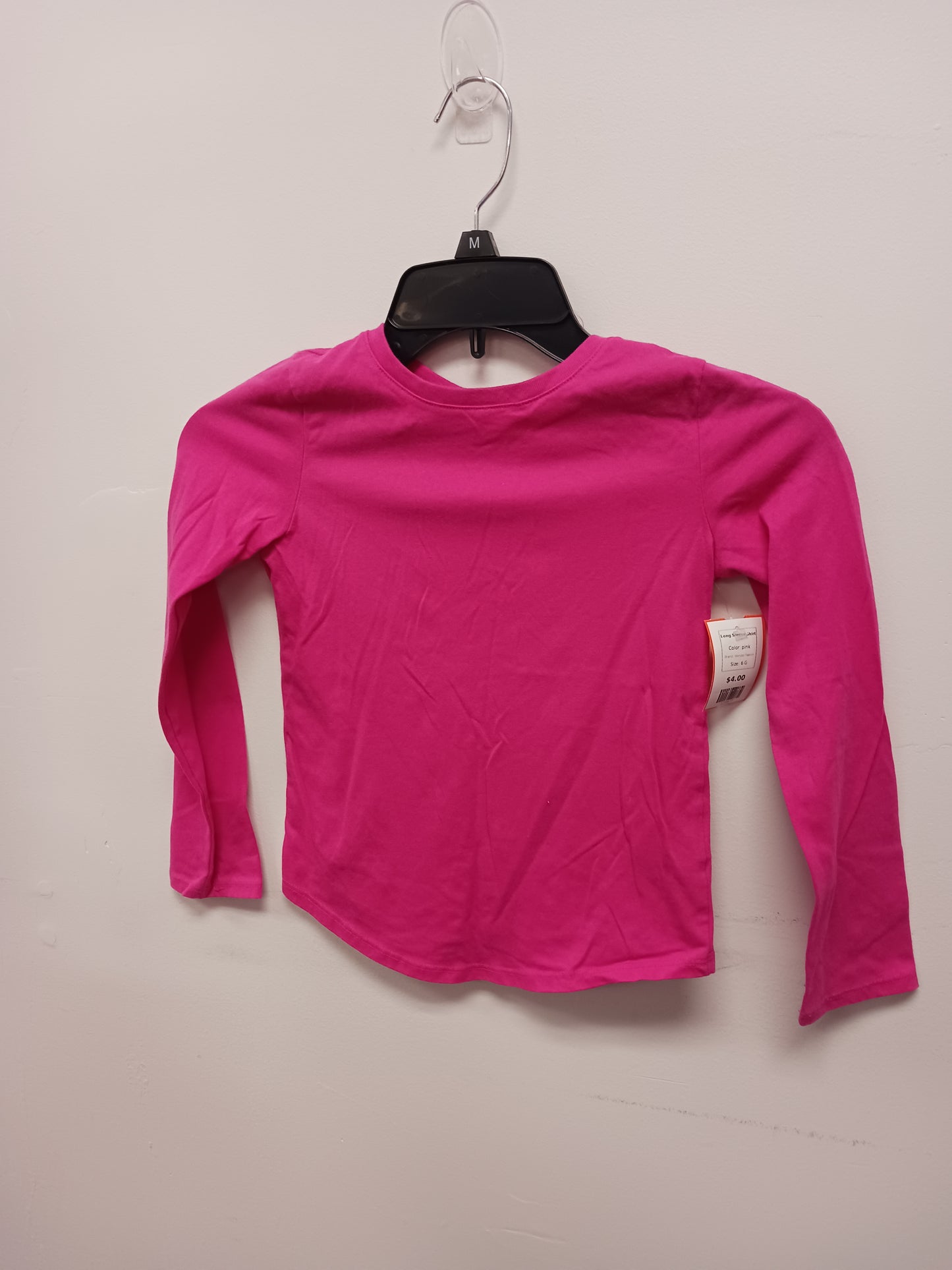 pink Wonder Nation Long Sleeve Shirt, 6 G