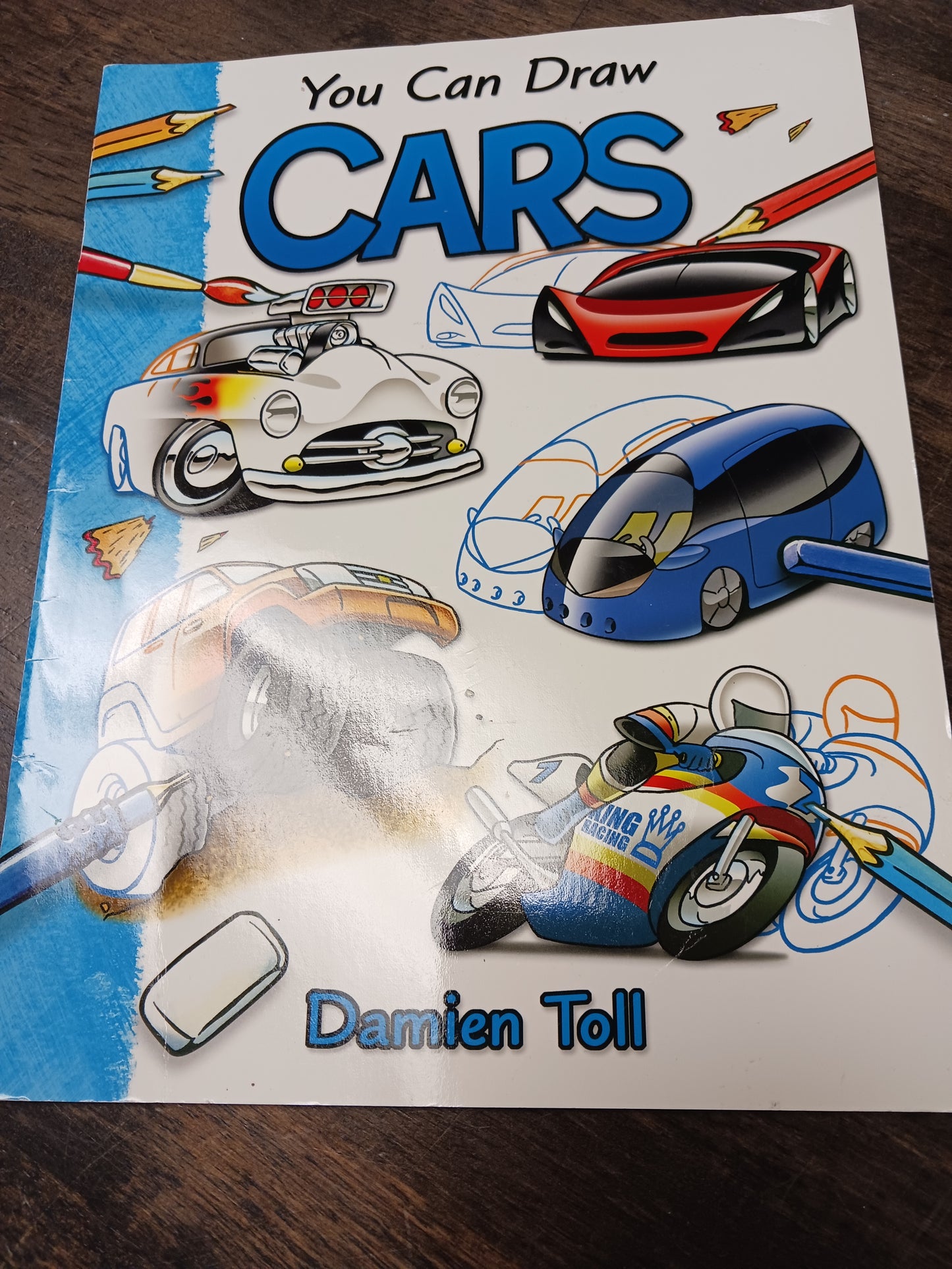 You can draw cars