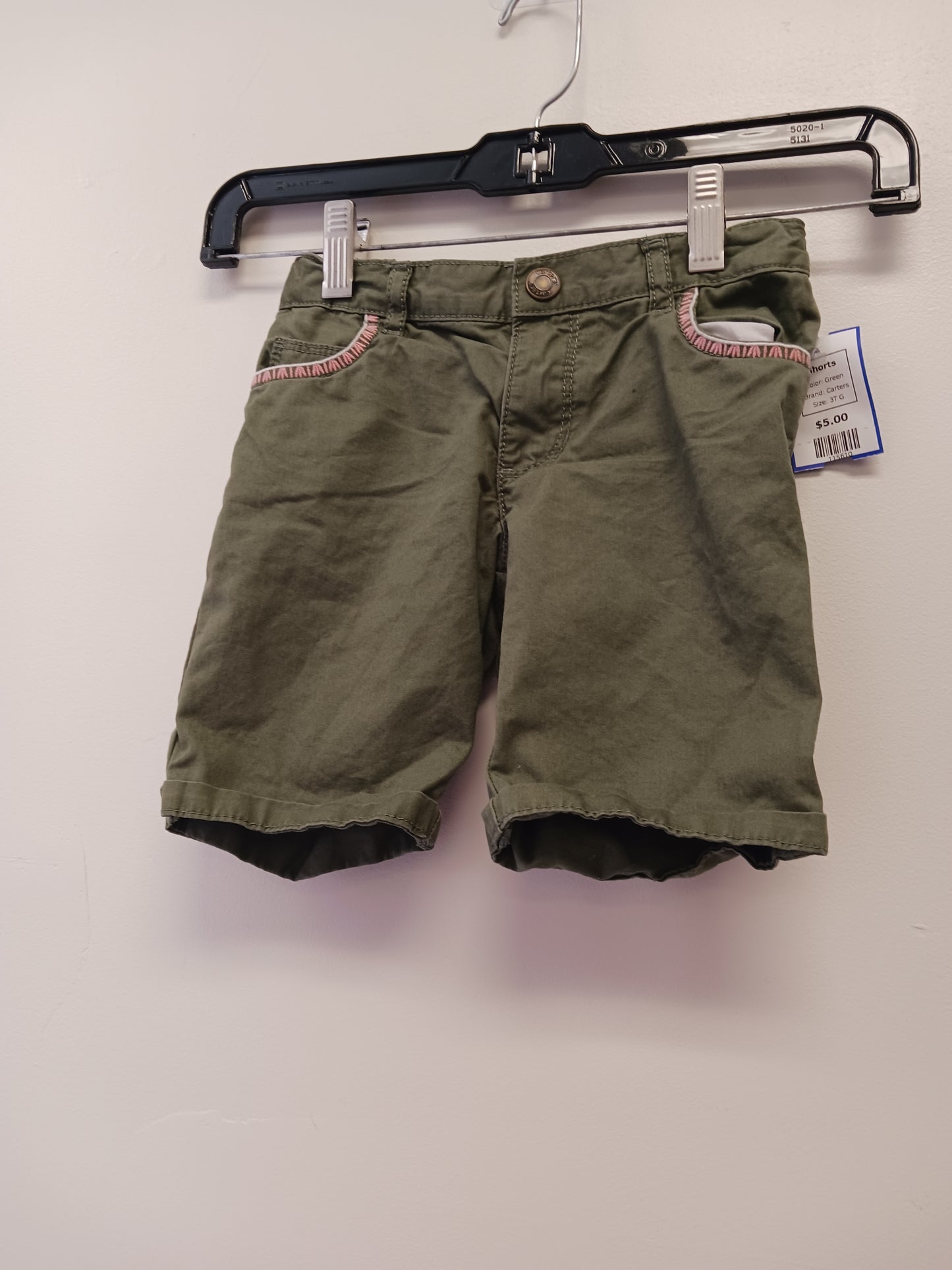 Green Carters Shorts, 3T G