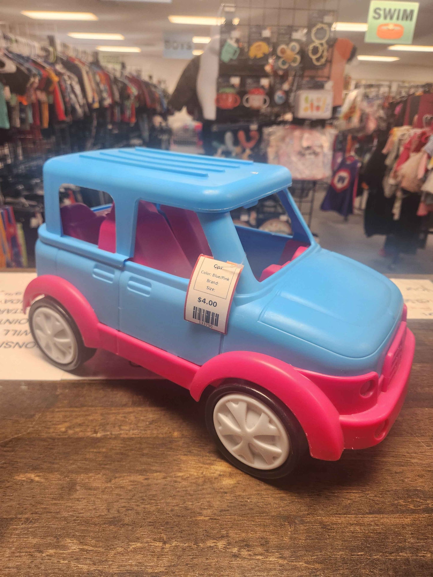 Blue/Pink Car