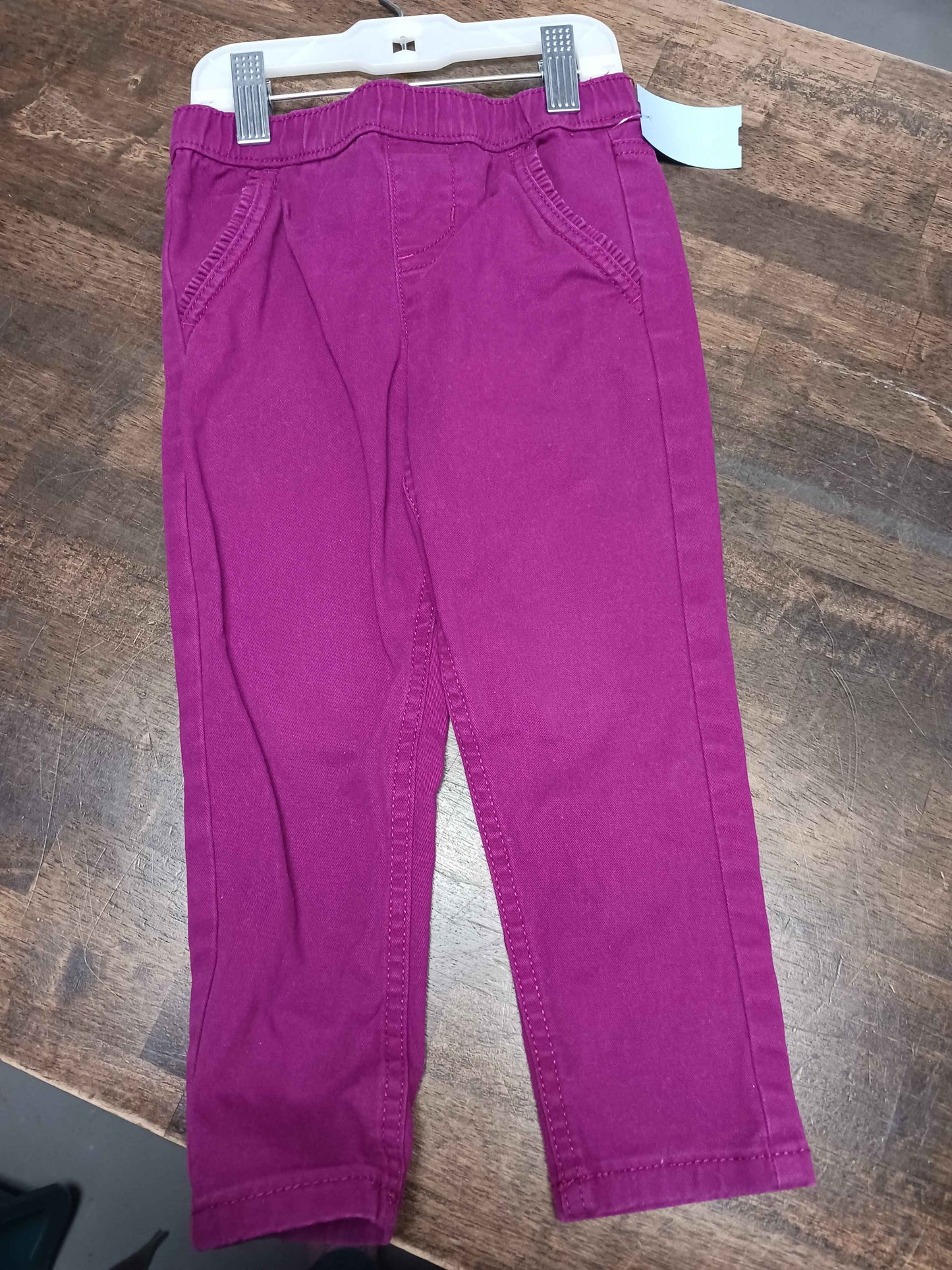 Burgandy Jumping Bean Pull on Pants, 4T G