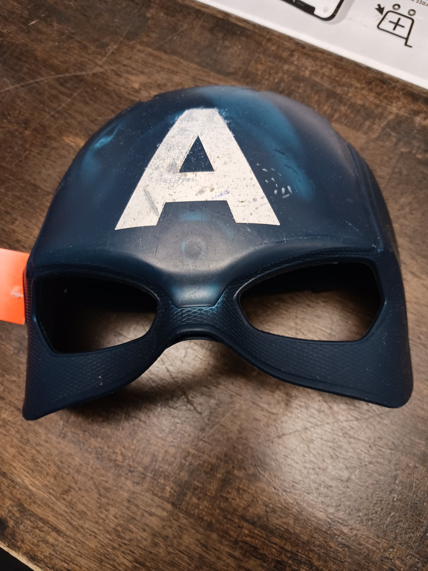 Navy Captain America Super Hero Mask, OS