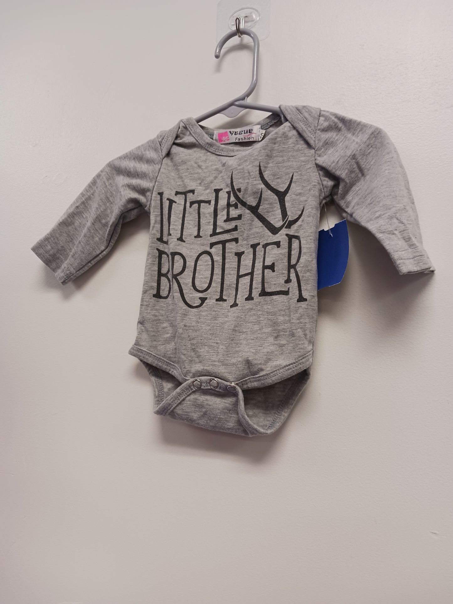 grey Vogue Little Brother Onesie, NB B