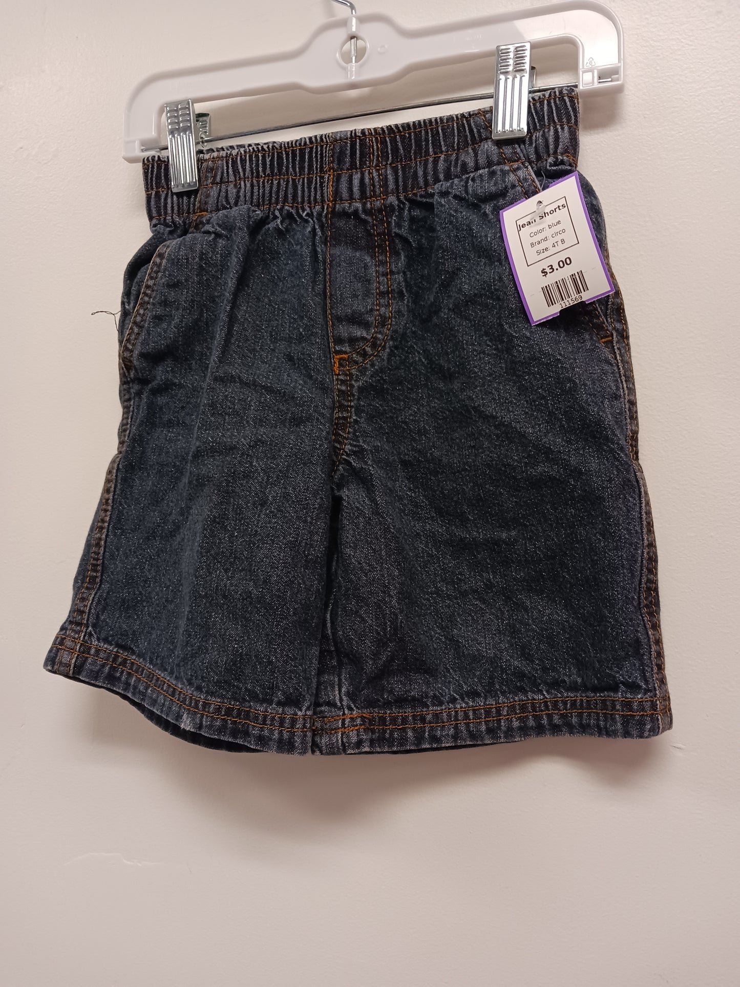 blue circo Jean Shorts, 4T B