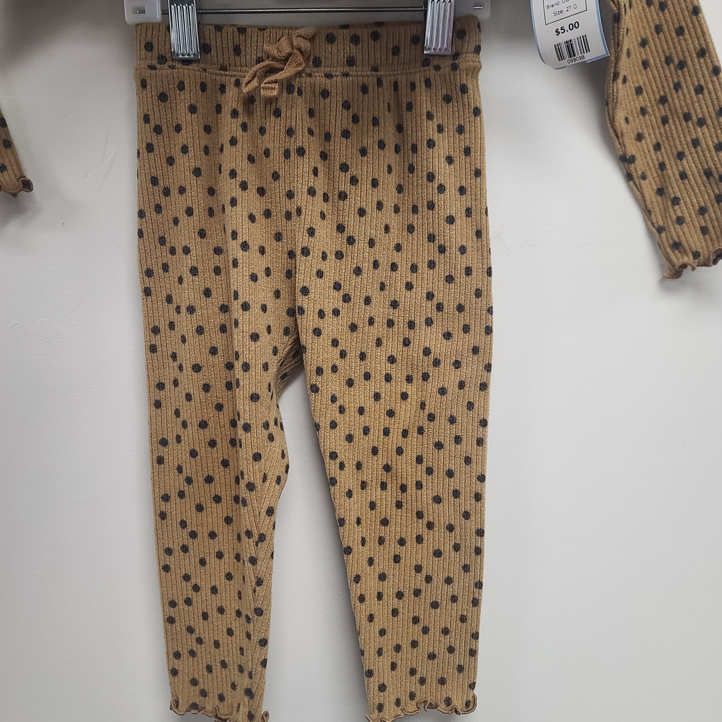 Brown/Black Polka Dot Old Navy Outfit, 2T G