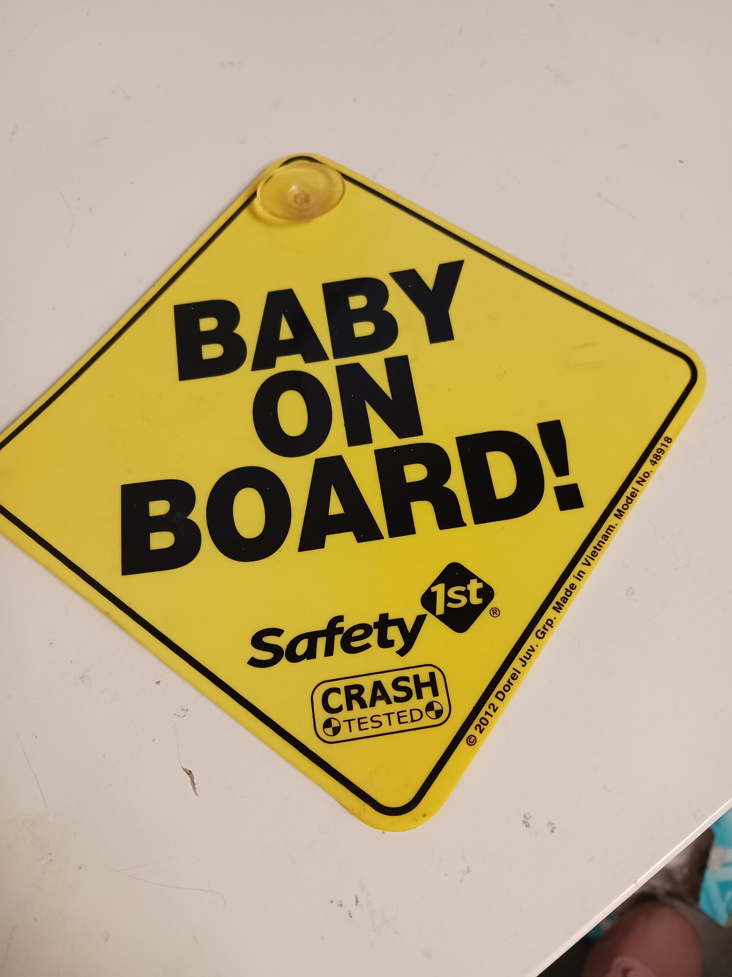 Baby on Board sign