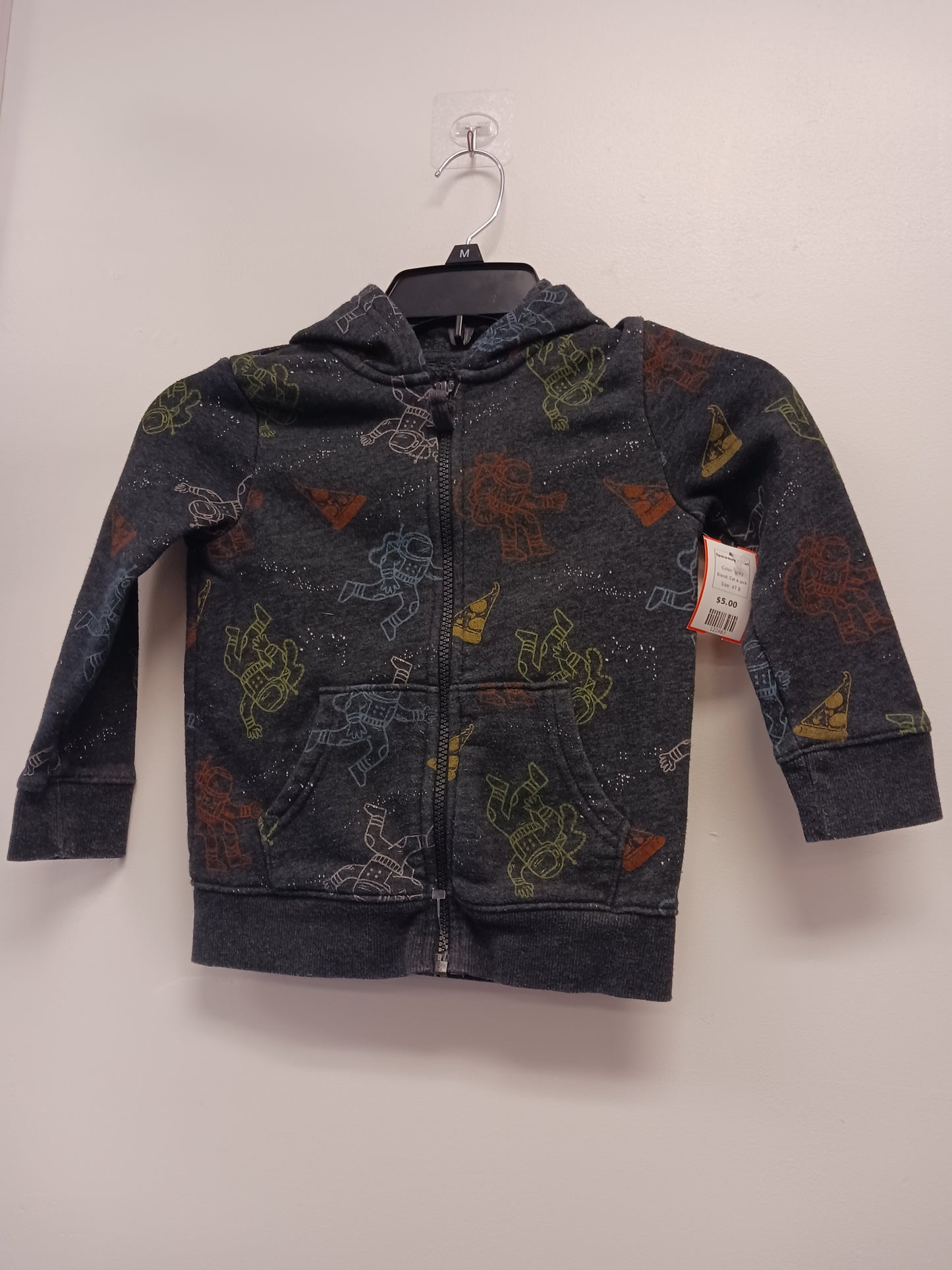 grey Cat & Jack Spaceman Jacket, 4T B