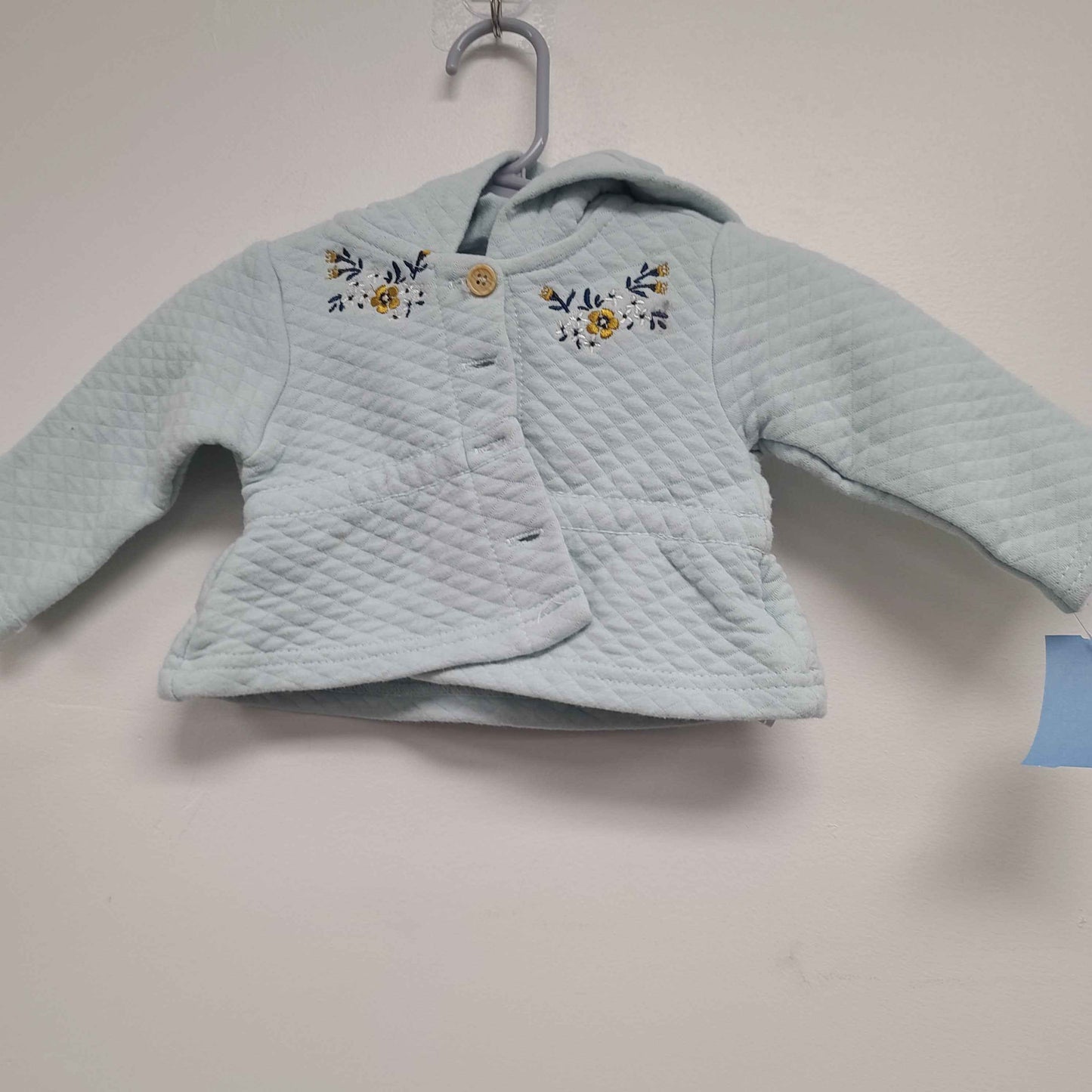 green Catherine Malandrino Baby Quilted Jacket, 6M G