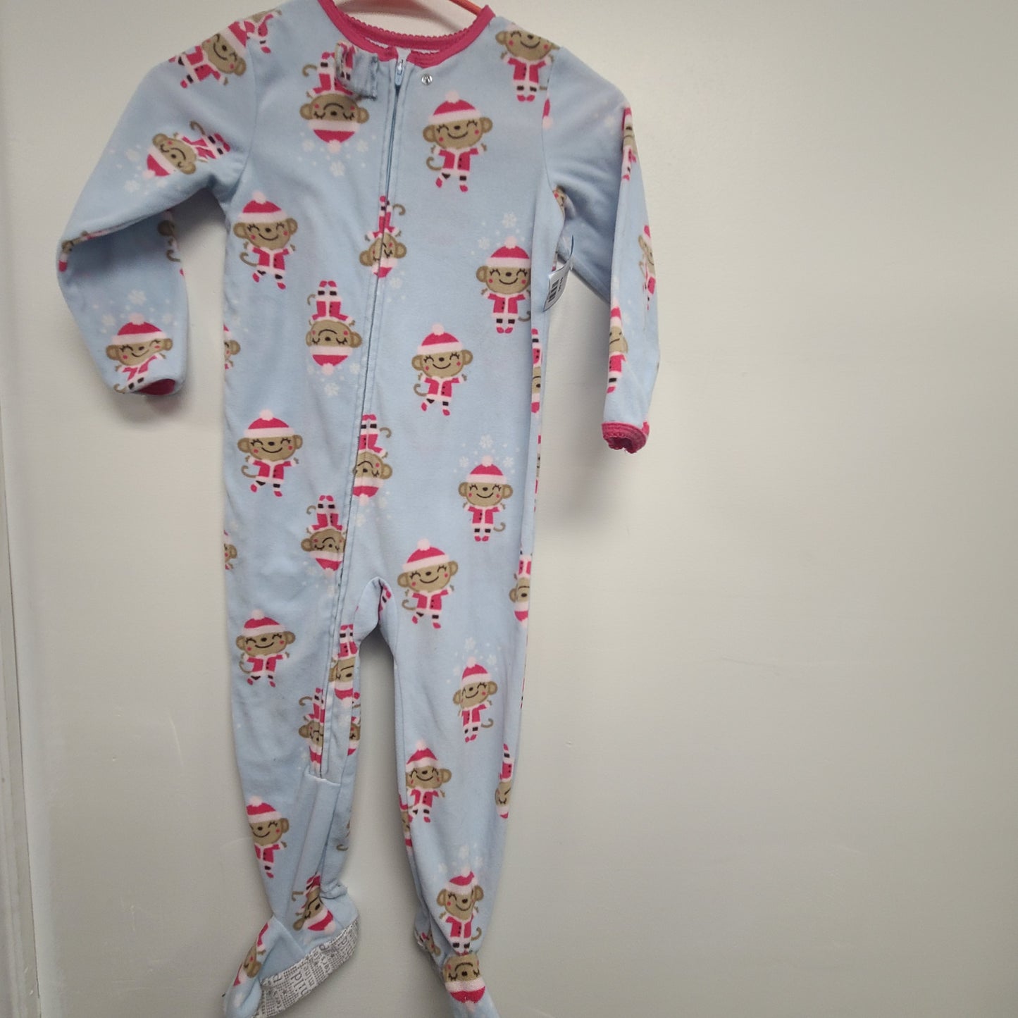 Blue/Pink Monkey Carters Sleeper, 4T G