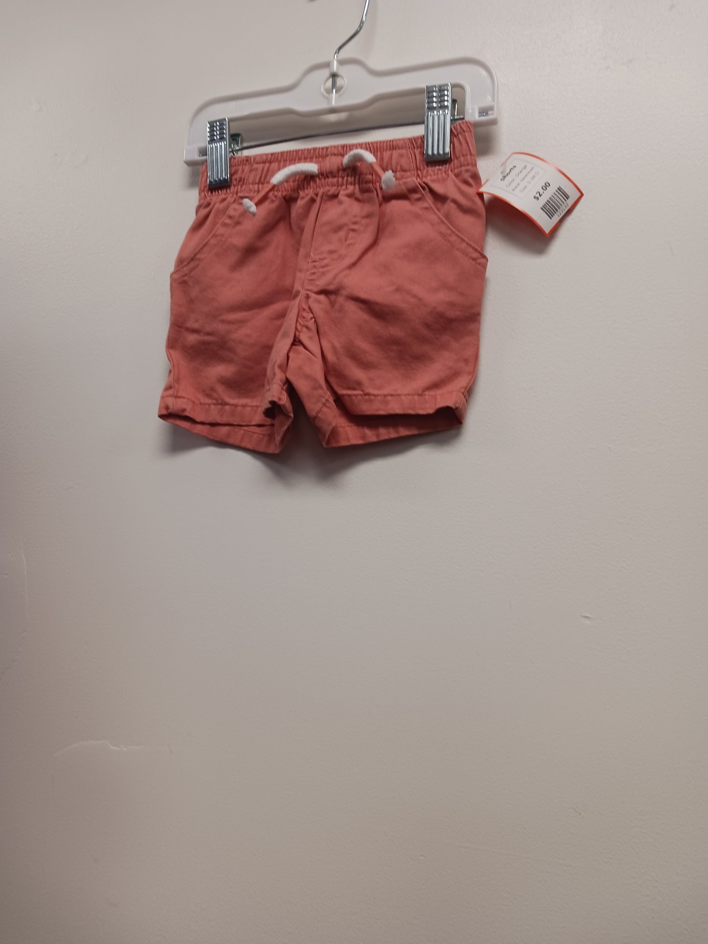 Orange Garanimals Shorts, 0-3M G