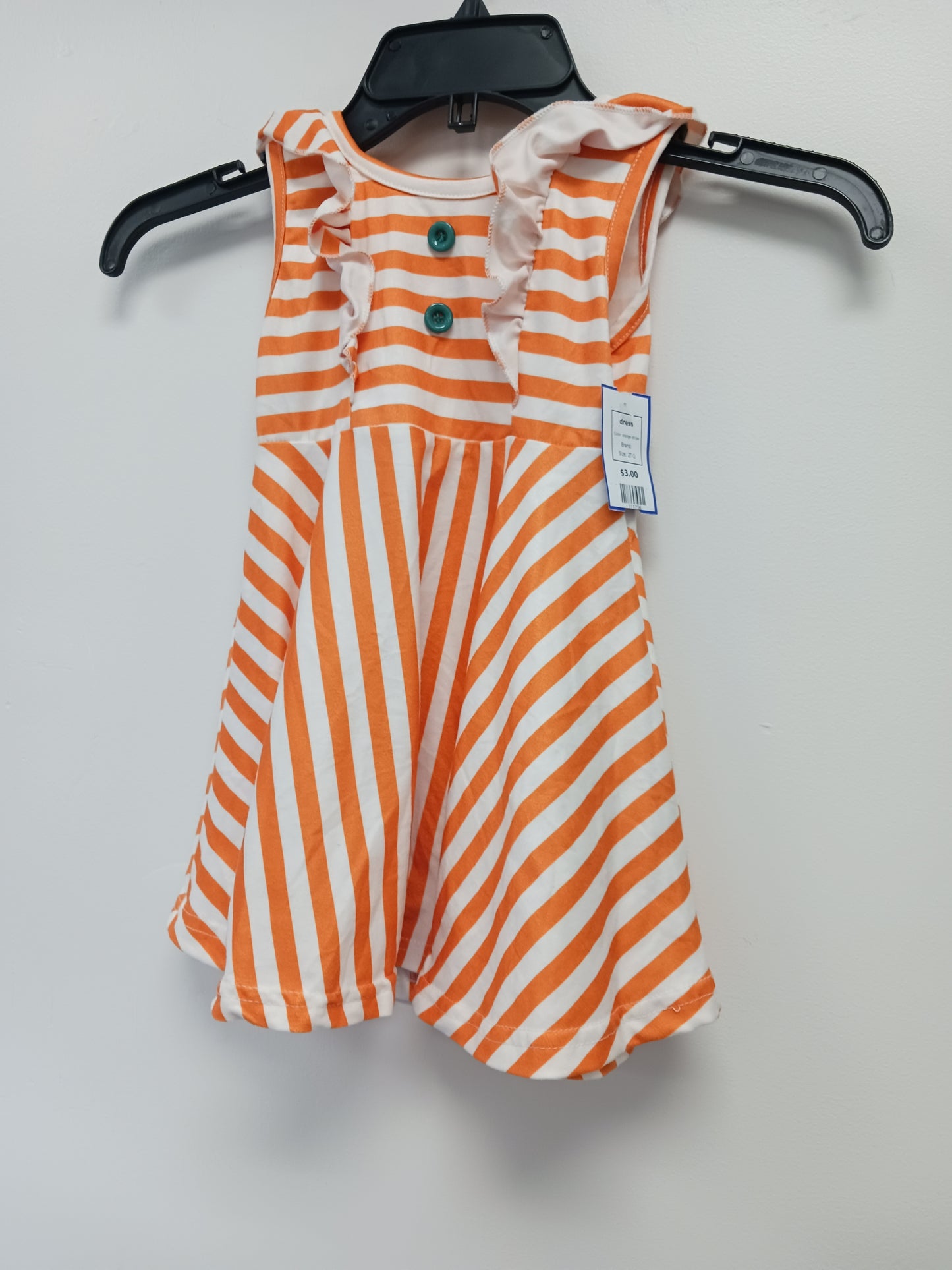orange stripe dress, 2T G