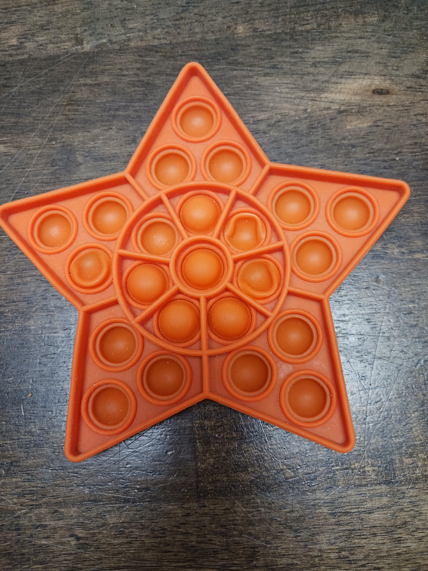Orange Star Pop it
