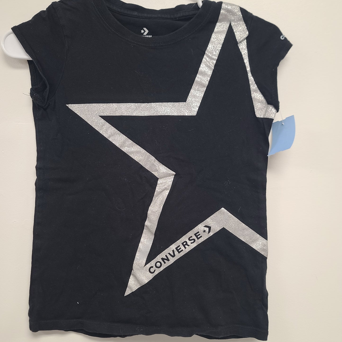 black Converse Star Tshirt, 7 G