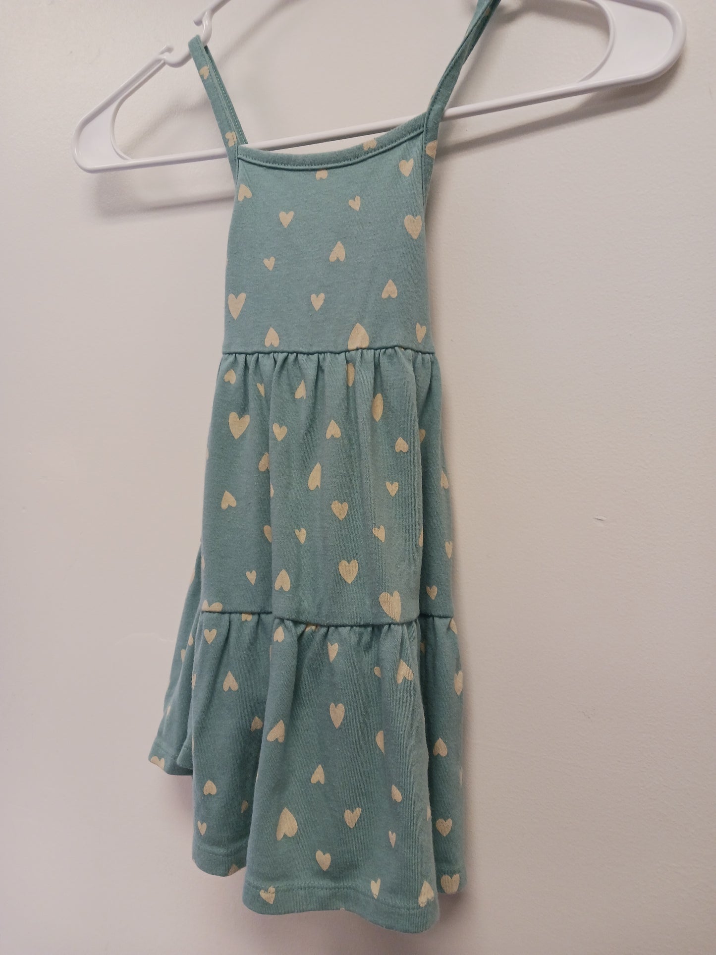 Blue/White Heart Cat & Jack Dress, 3T G