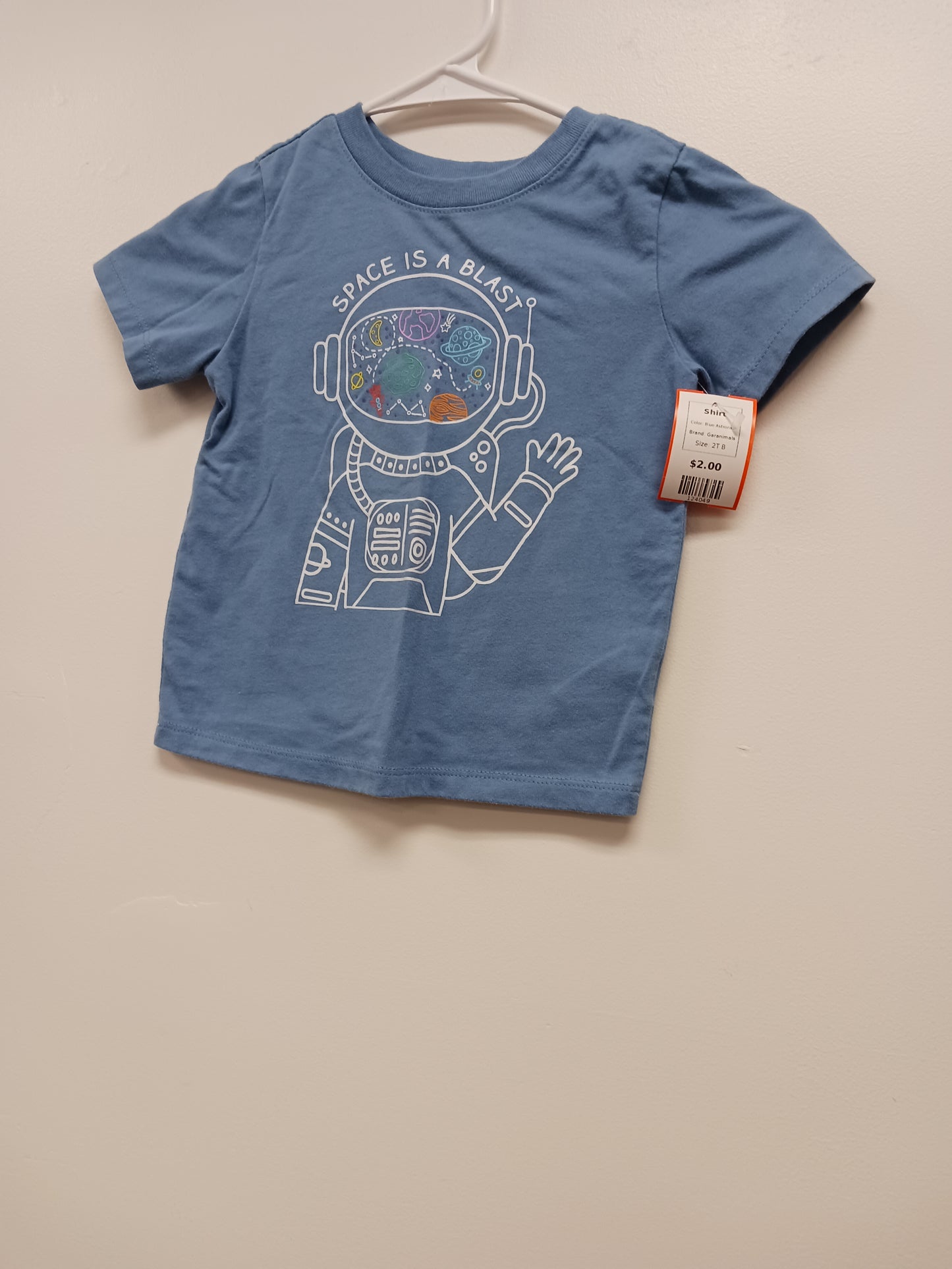 Blue Astronaut Garanimals Shirt, 2T B