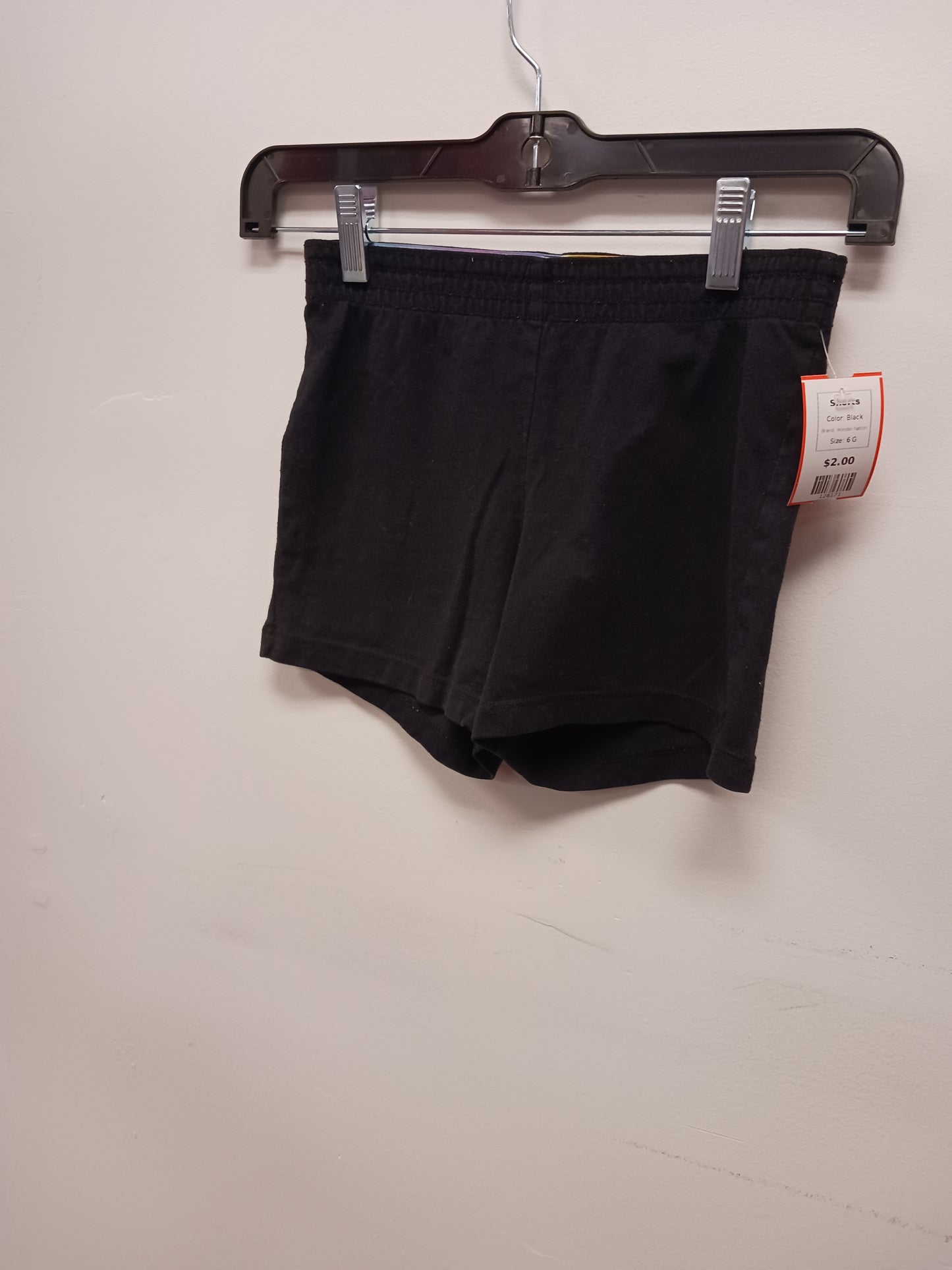 Black Wonder Nation Shorts, 6 G