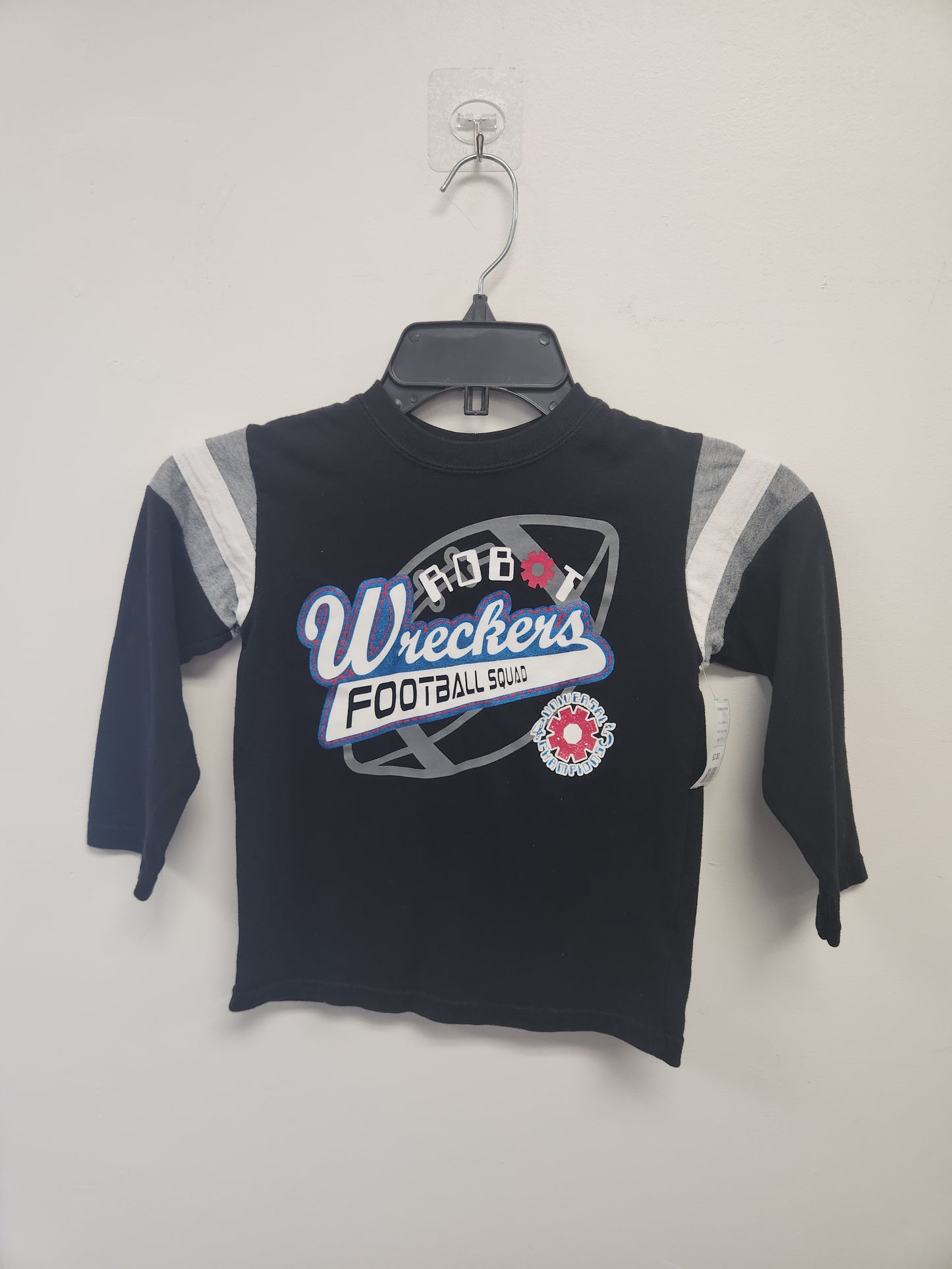 Black/White/Grey Garanimals Longsleeve Shirt, 5T B