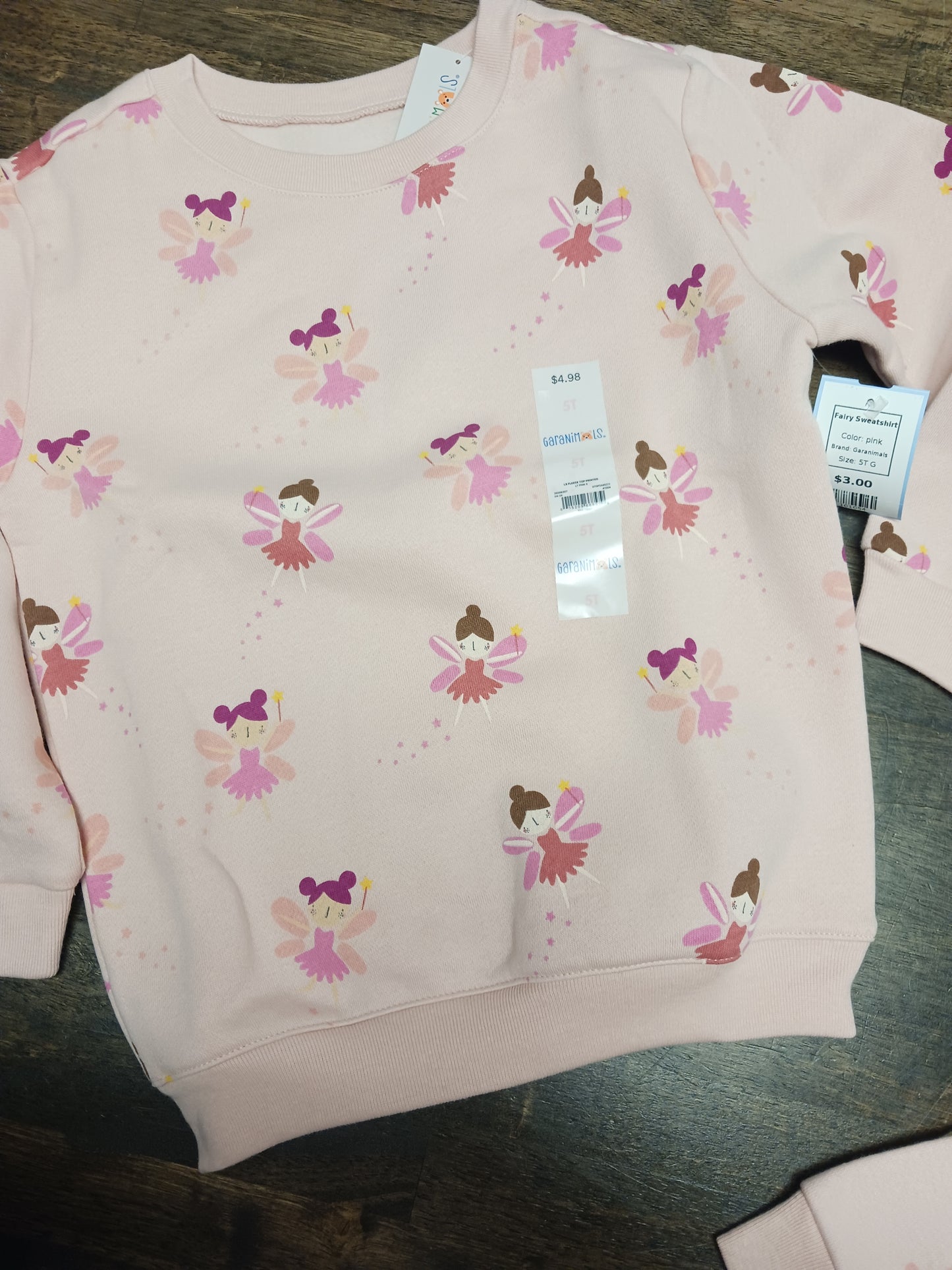 pink Garanimals Fairy Sweatshirt, 5T G