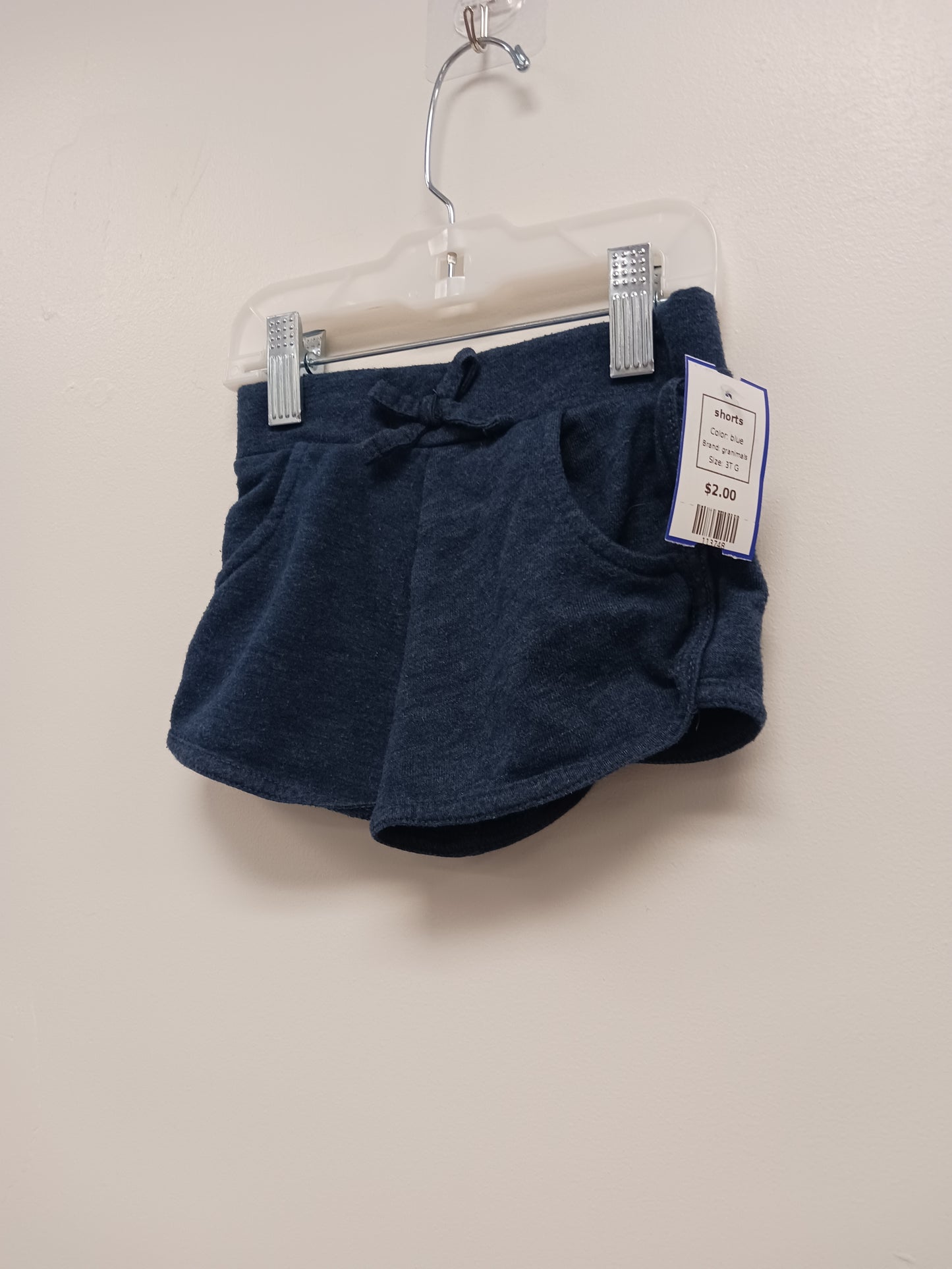blue granimals shorts, 3T G