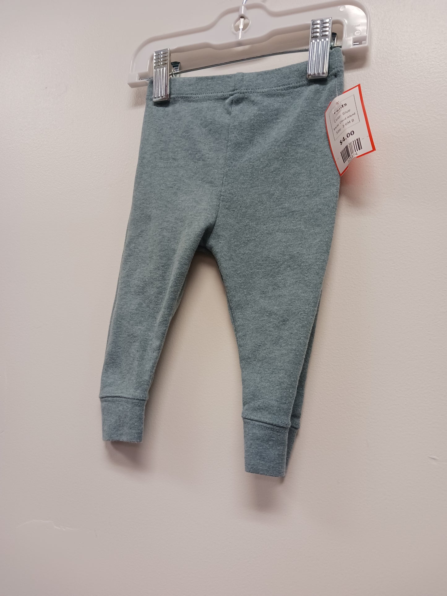 Blue Cloud Island Pants, 3-6M B