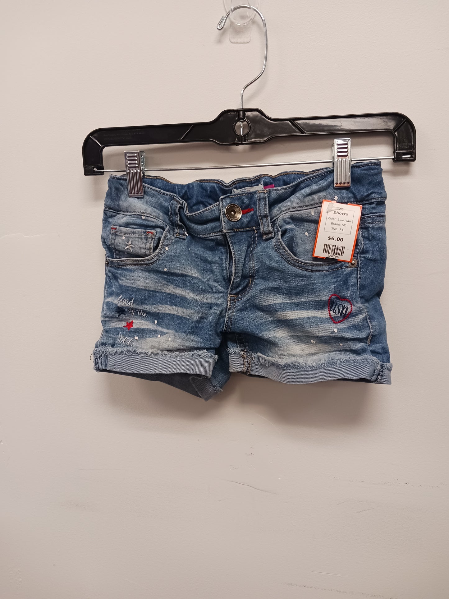 Blue Jean SO Shorts, 7 G