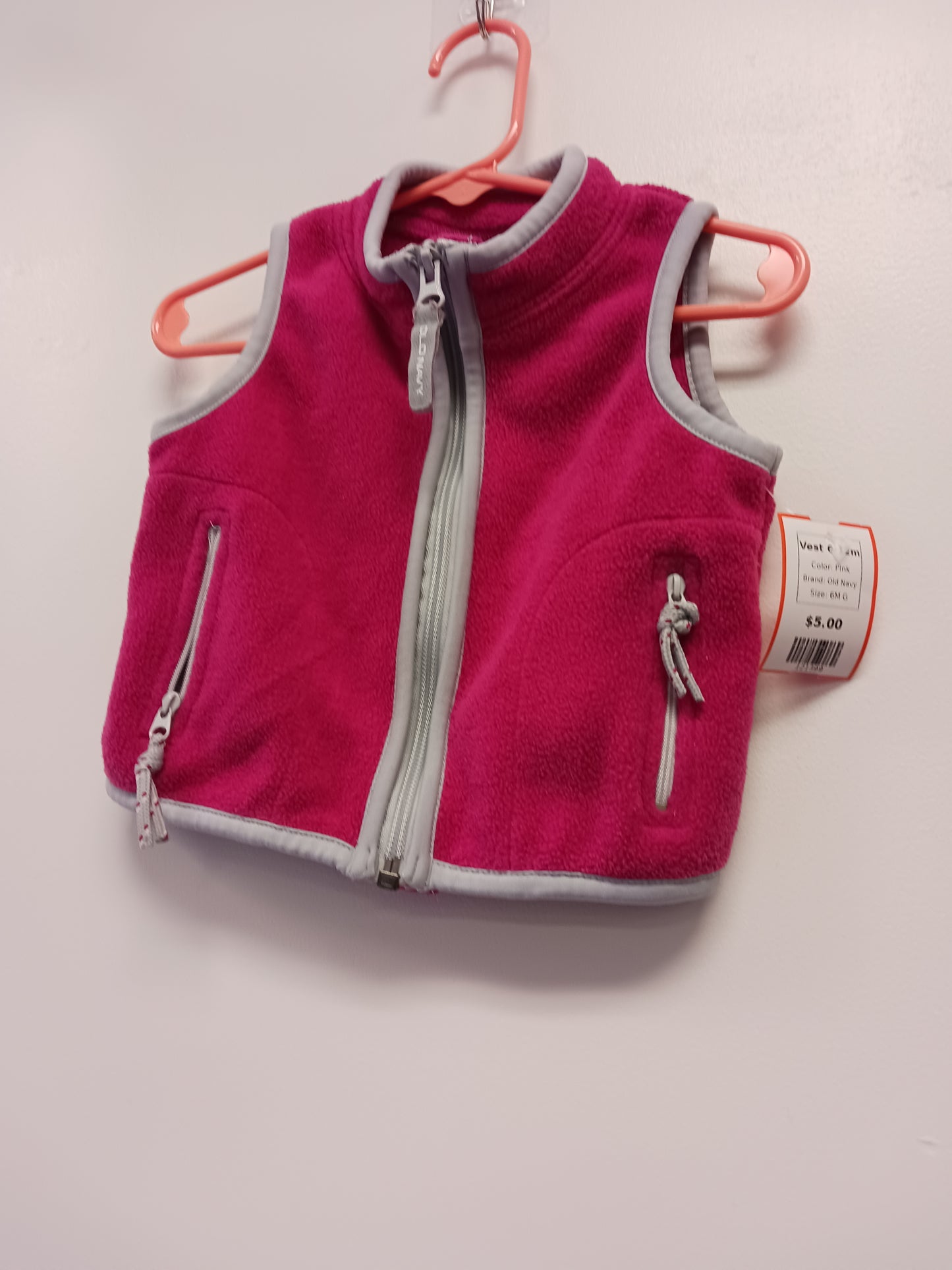 Pink Old Navy Vest 6-12m, 6M G