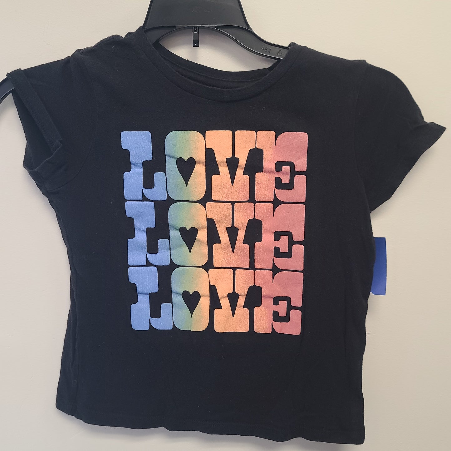 Black/Colorful Love Old Navy Shirt, 8 G