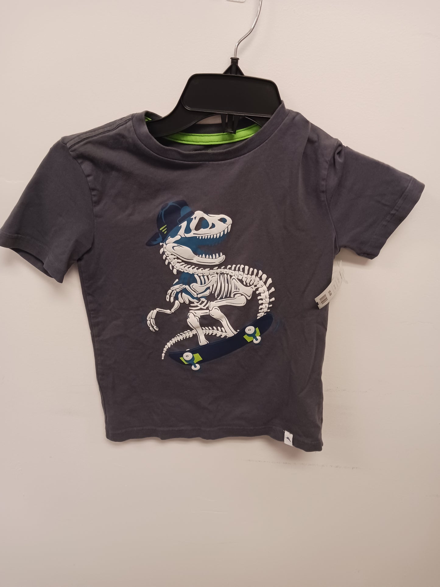 Grey Tommy Bahama Dinosaur Shirt, 5/6 B