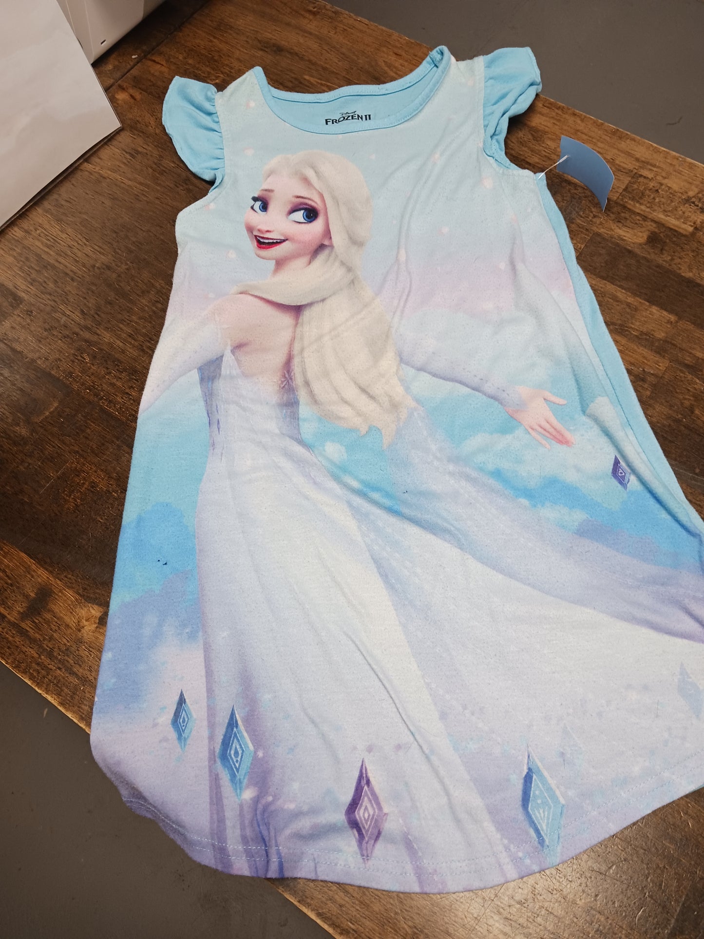 Blue Frozen Elsa Nightgown, 7 G