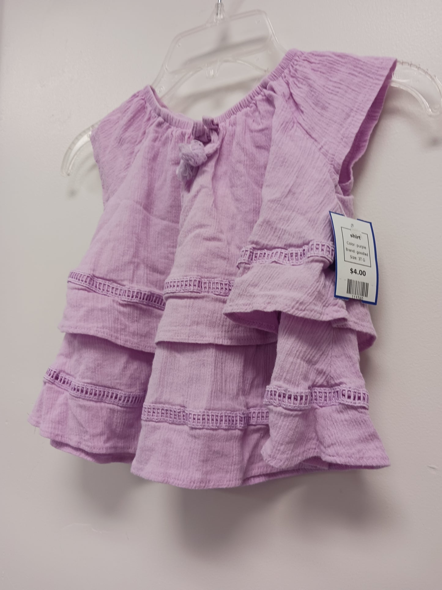 purple goodlad shirt, 3T G