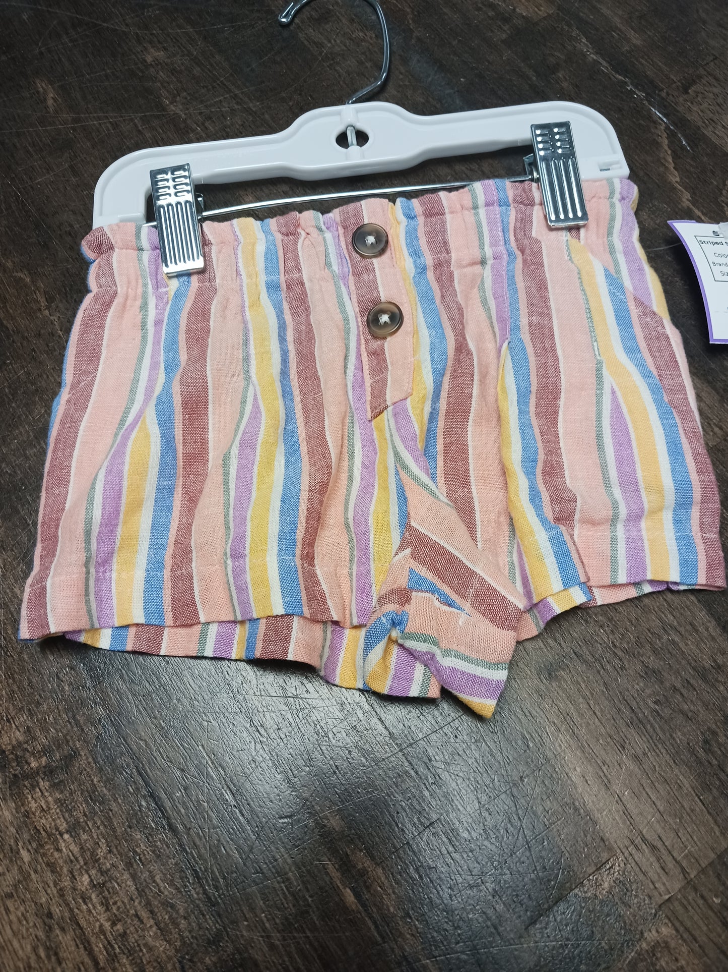 pink Old Navy Striped Shorts, 18M G
