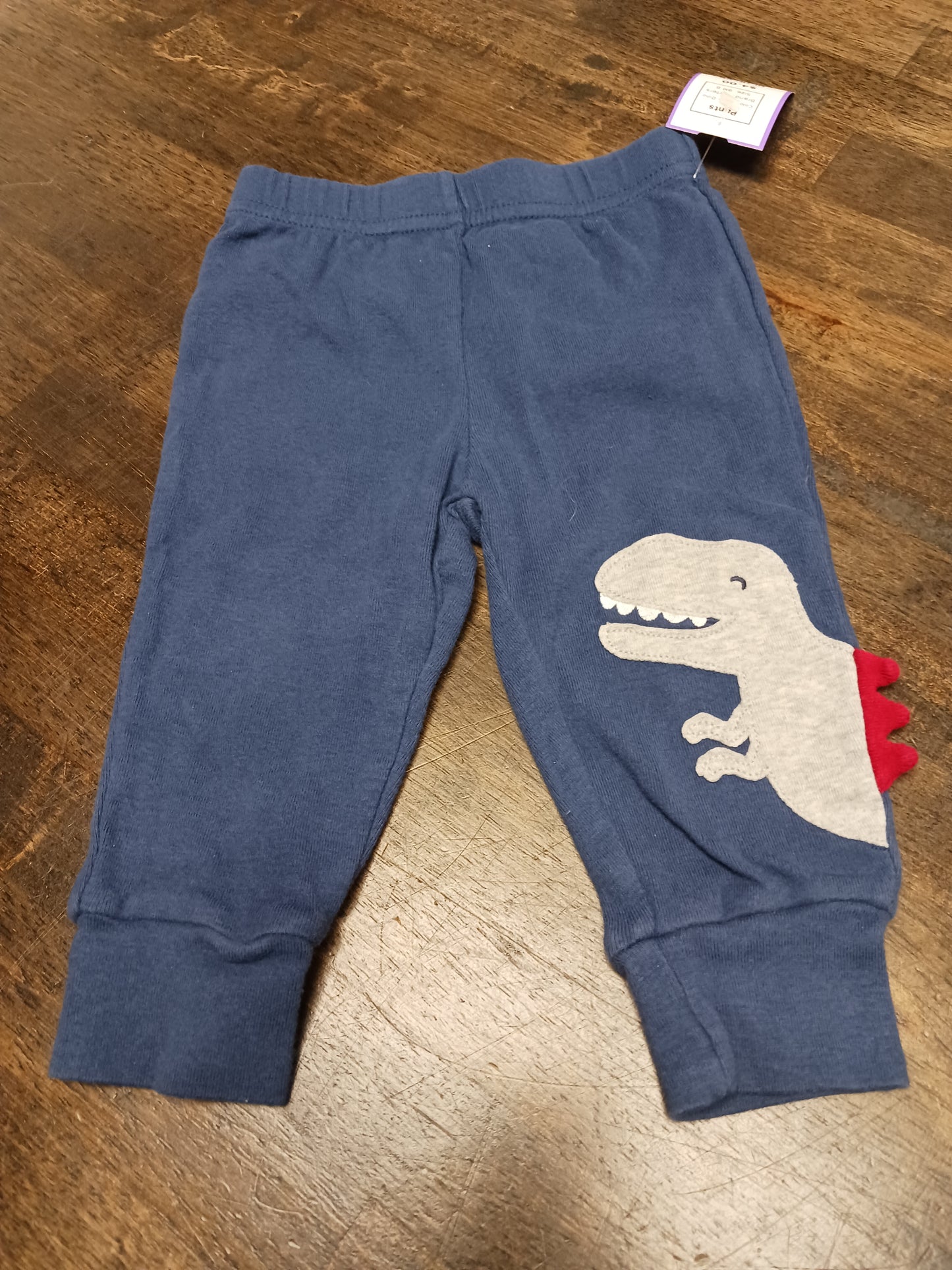 Navy Dino Carters Pants, 9M B