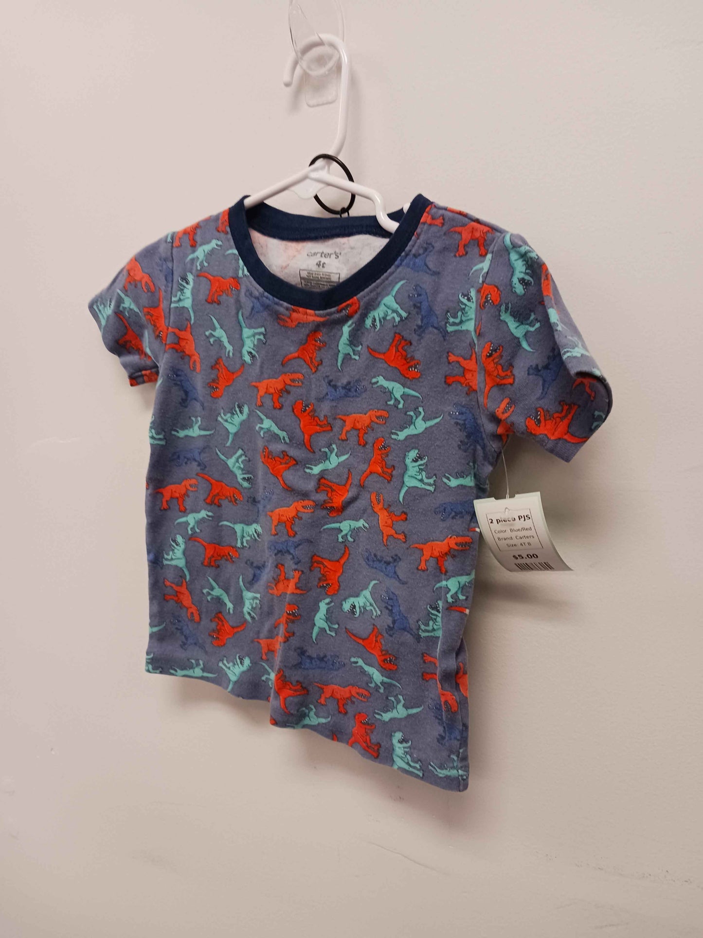 Blue/Red Carters 2 piece PJS, 4T B