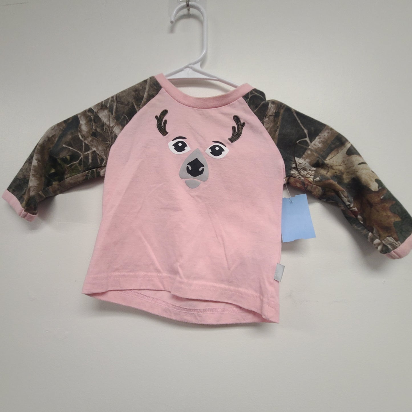 Pink/Green Camo Bass Pro Shops Longsleeve Shirt, 6M G