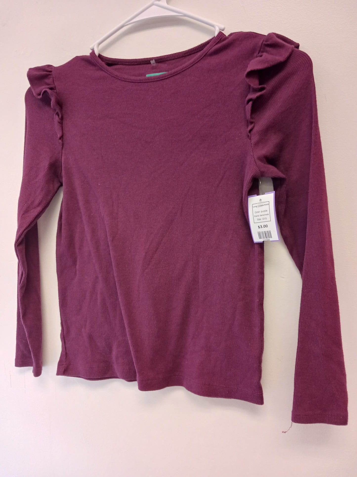 purple Garanimals Long Sleeve Shirt, 10 G