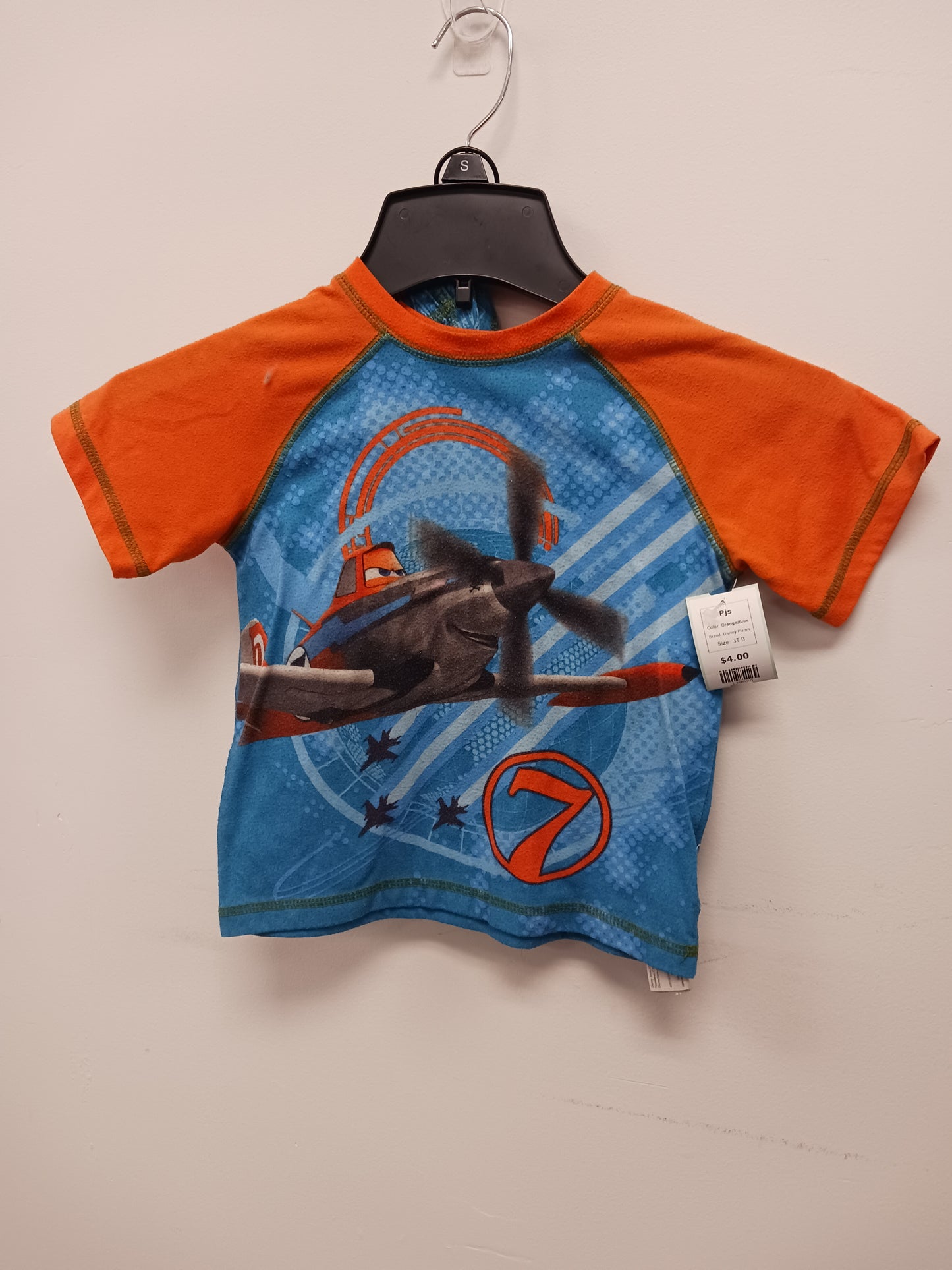 Orange/Blue Disney Planes Pjs, 3T B