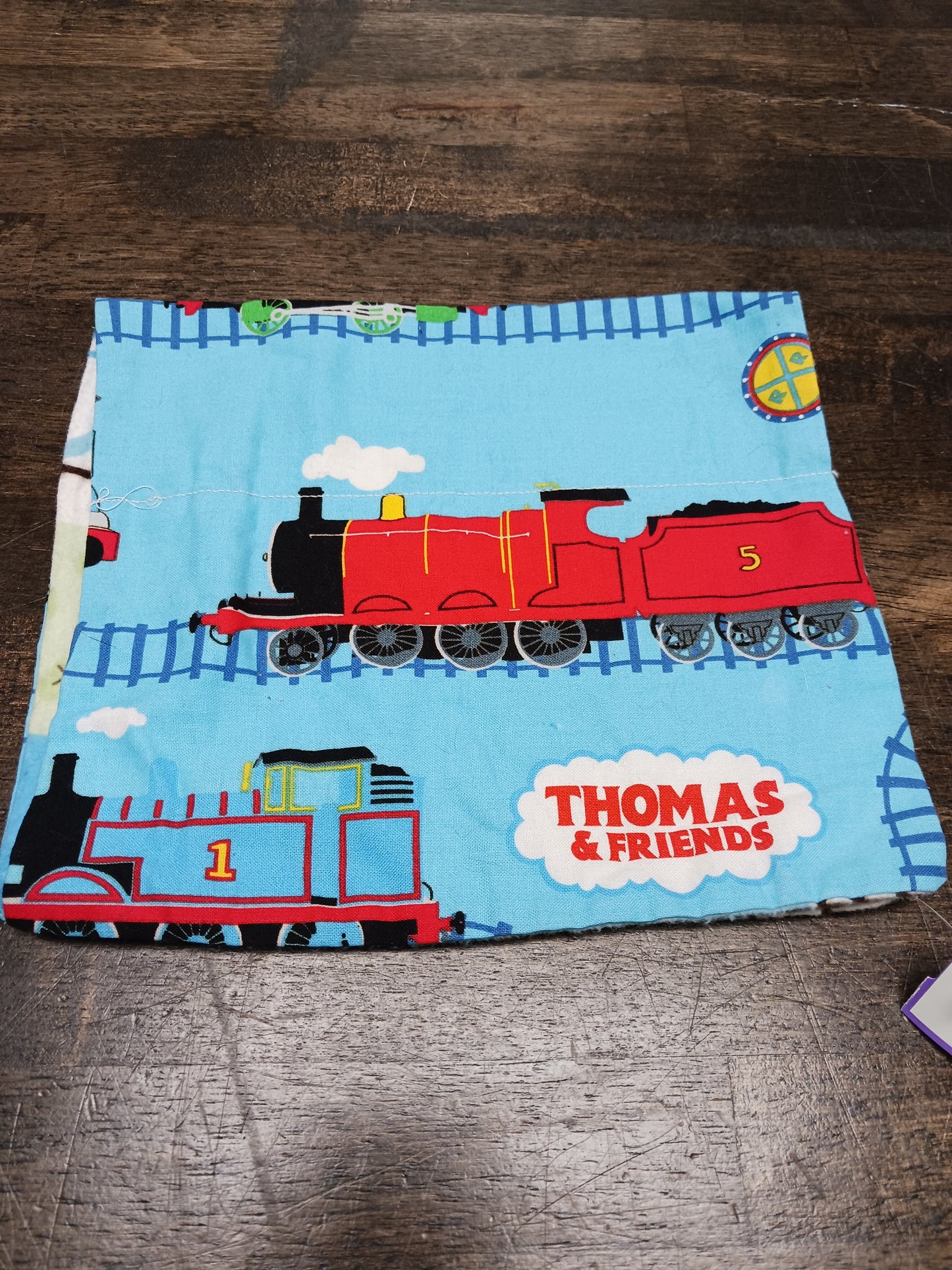 Blue Thomas The Train Burp Cloth