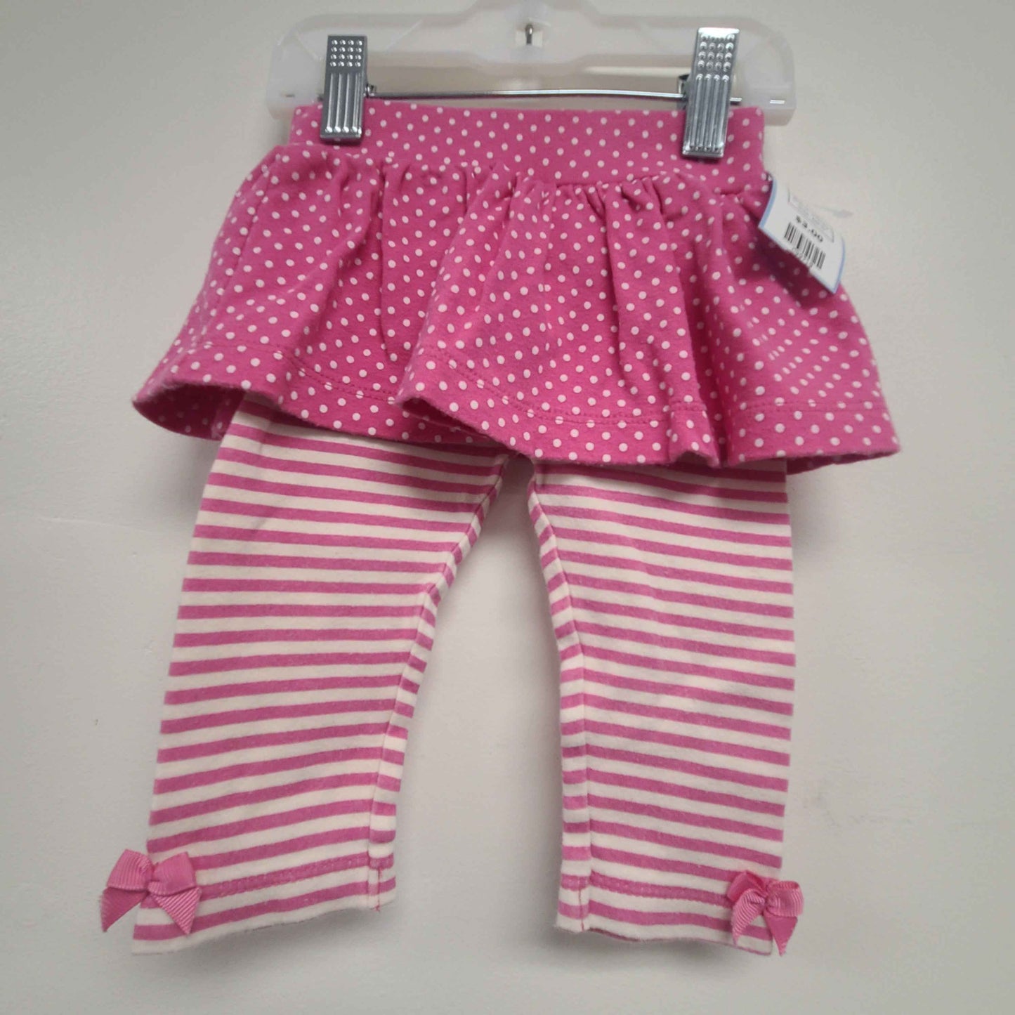 Pink/White Disney Skirted Pants, 6M G