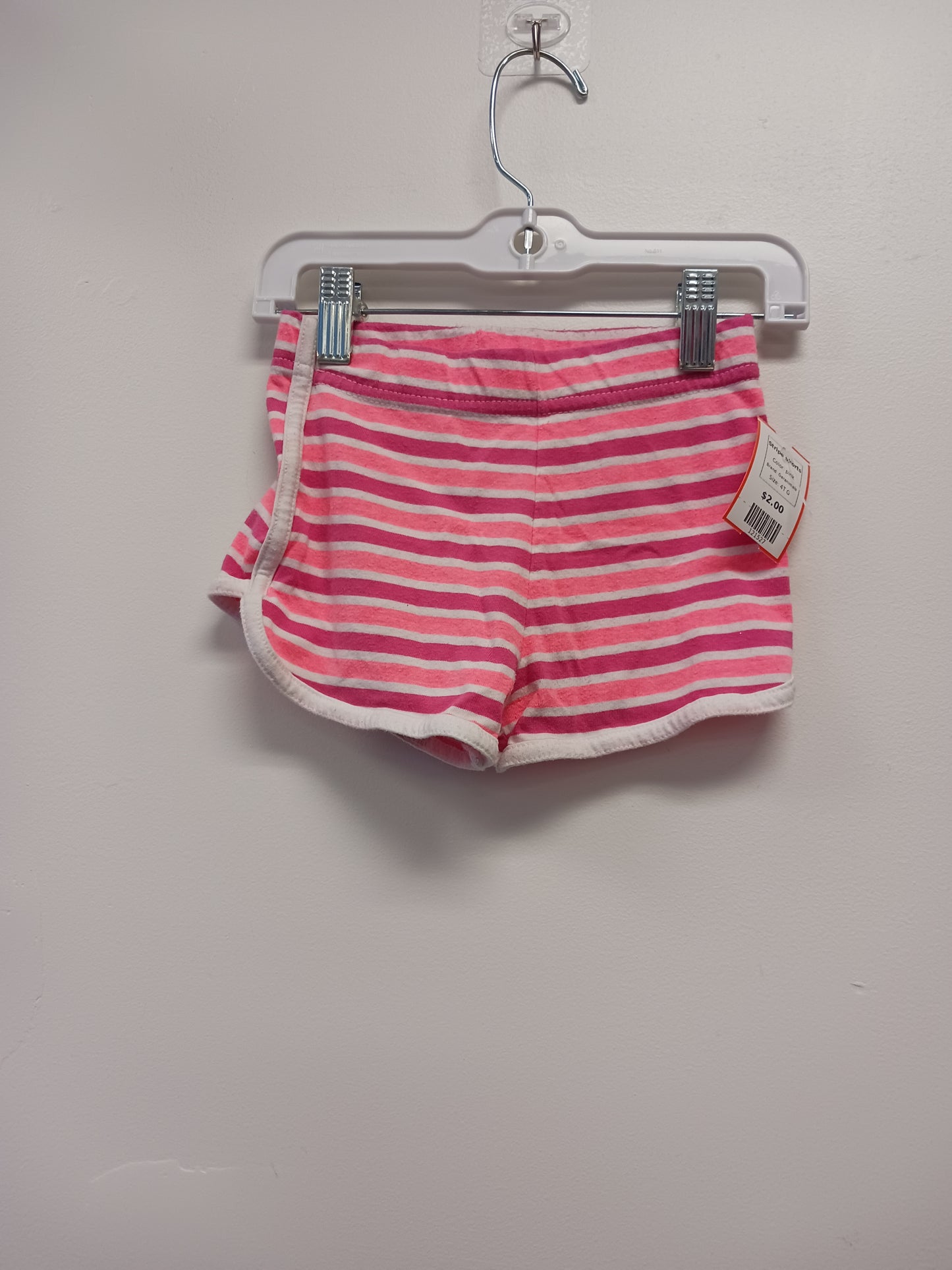 pink Garanimals Stripe Shorts, 4T G