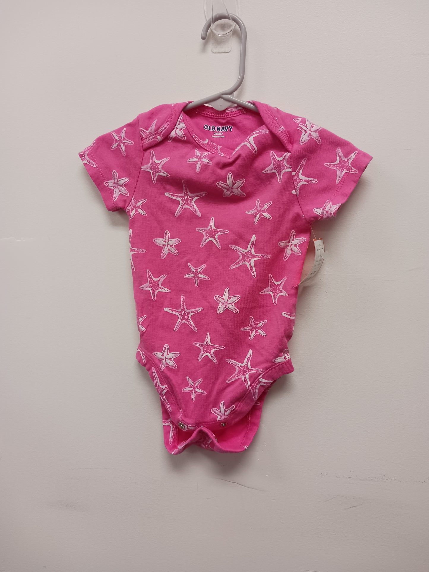 Pink Old Navy Star Fish Onesie, 12-18M G