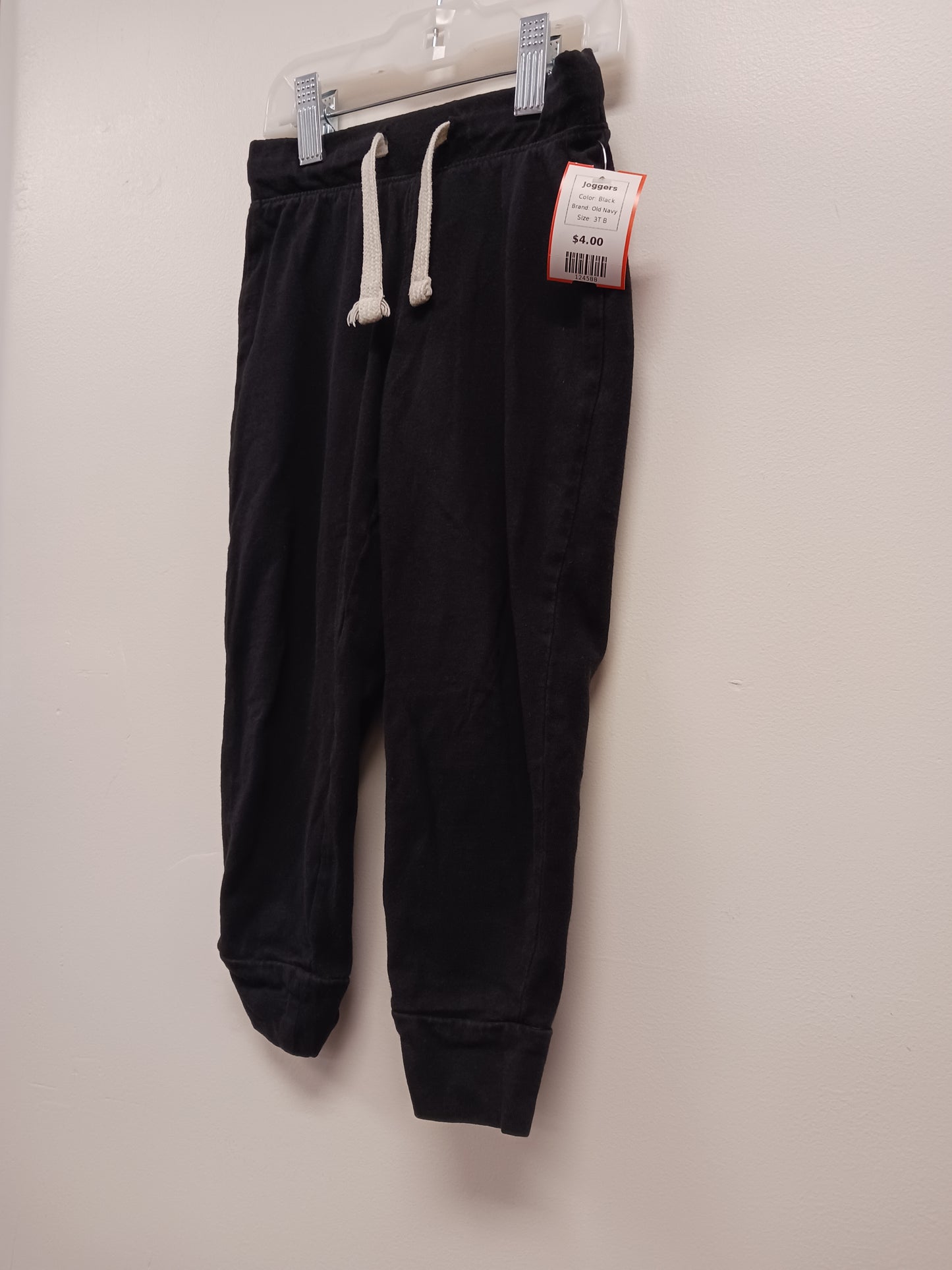 Black Old Navy Joggers, 3T B