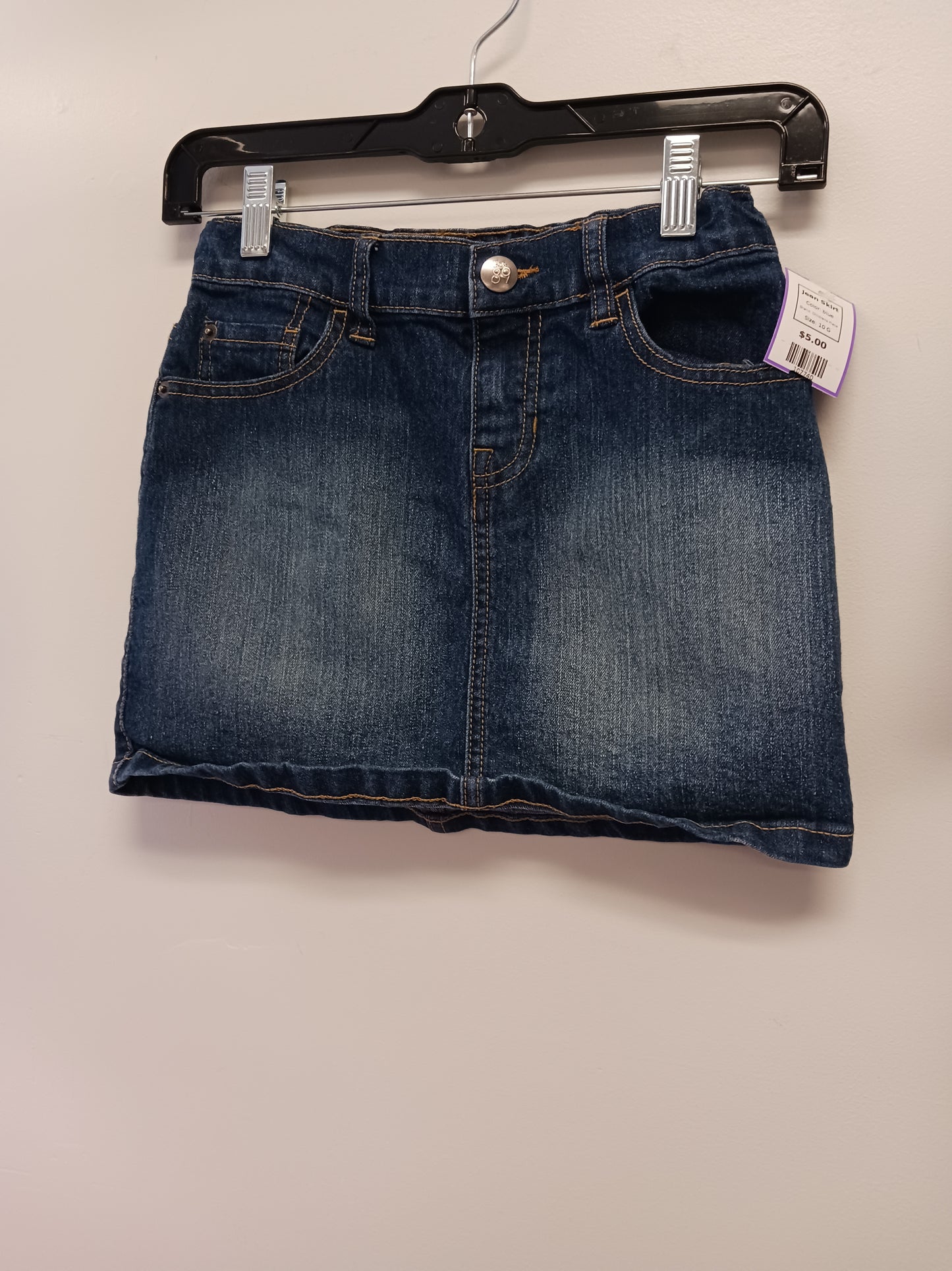 blue Childrens Place Jean Skirt, 10 G