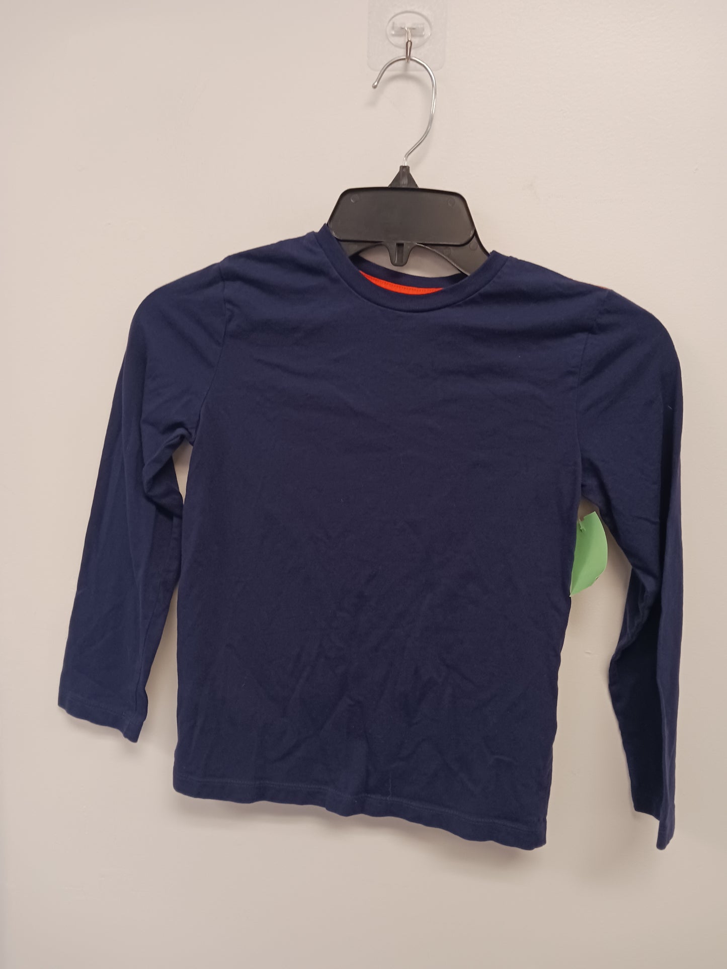 Navy Spotted Zebra Longsleeve Shirt, 6 B