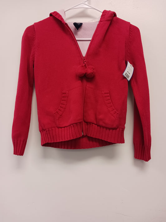 Red Gap Kids Hooded Sweater Jacket, 8 G