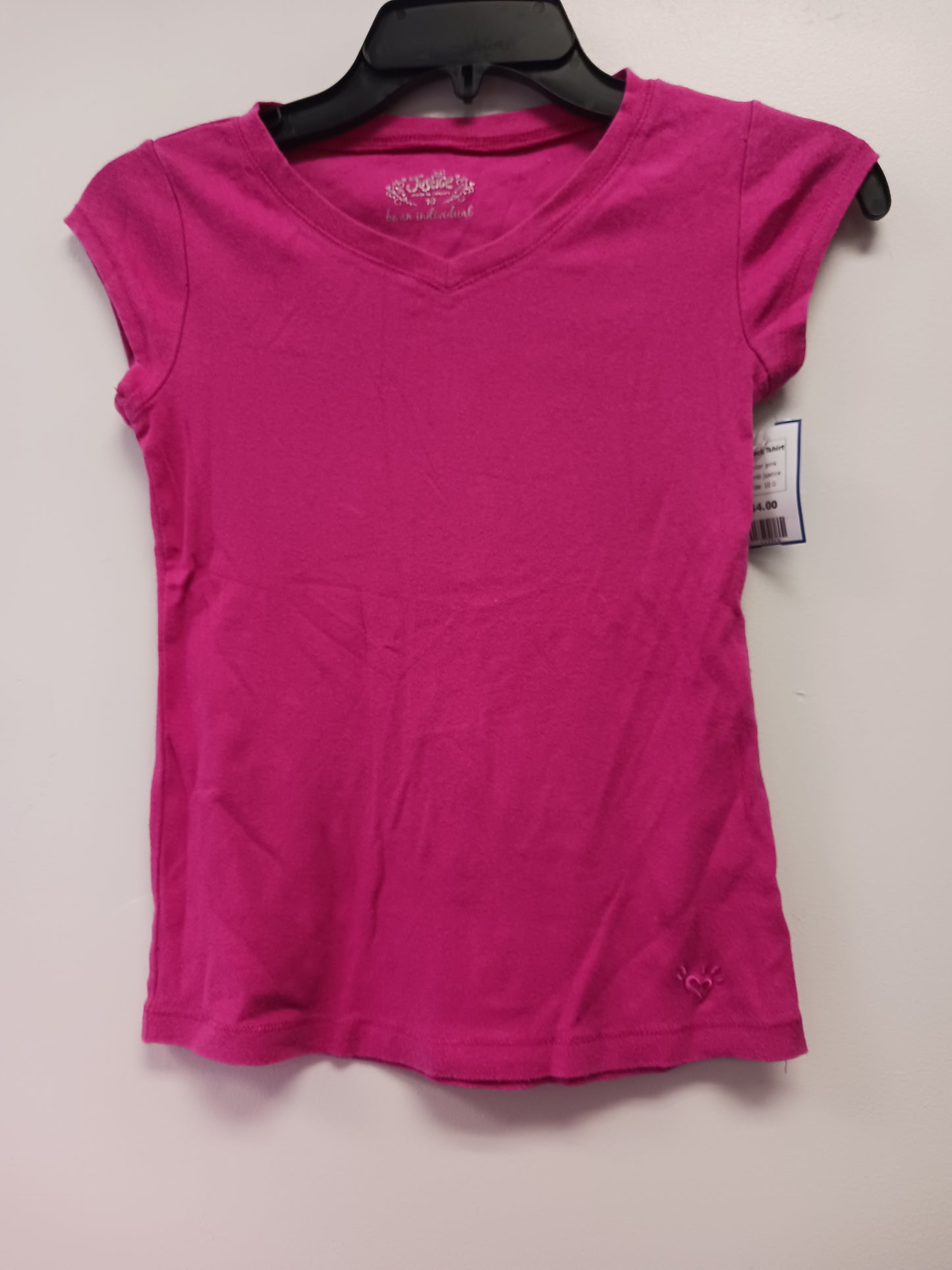pink Justice V-Neck Tshirt, 10 G