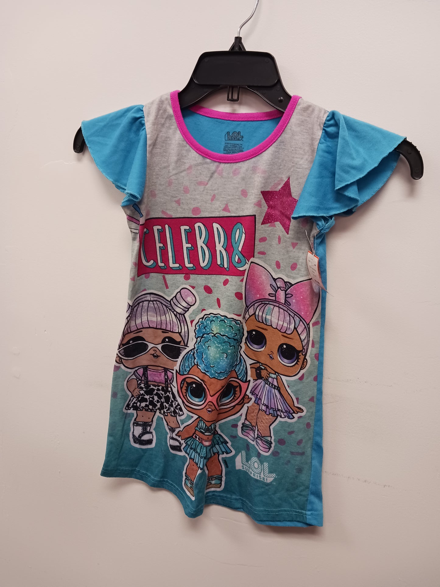 grey/blue L.O.L Nigh Gown, 6 G