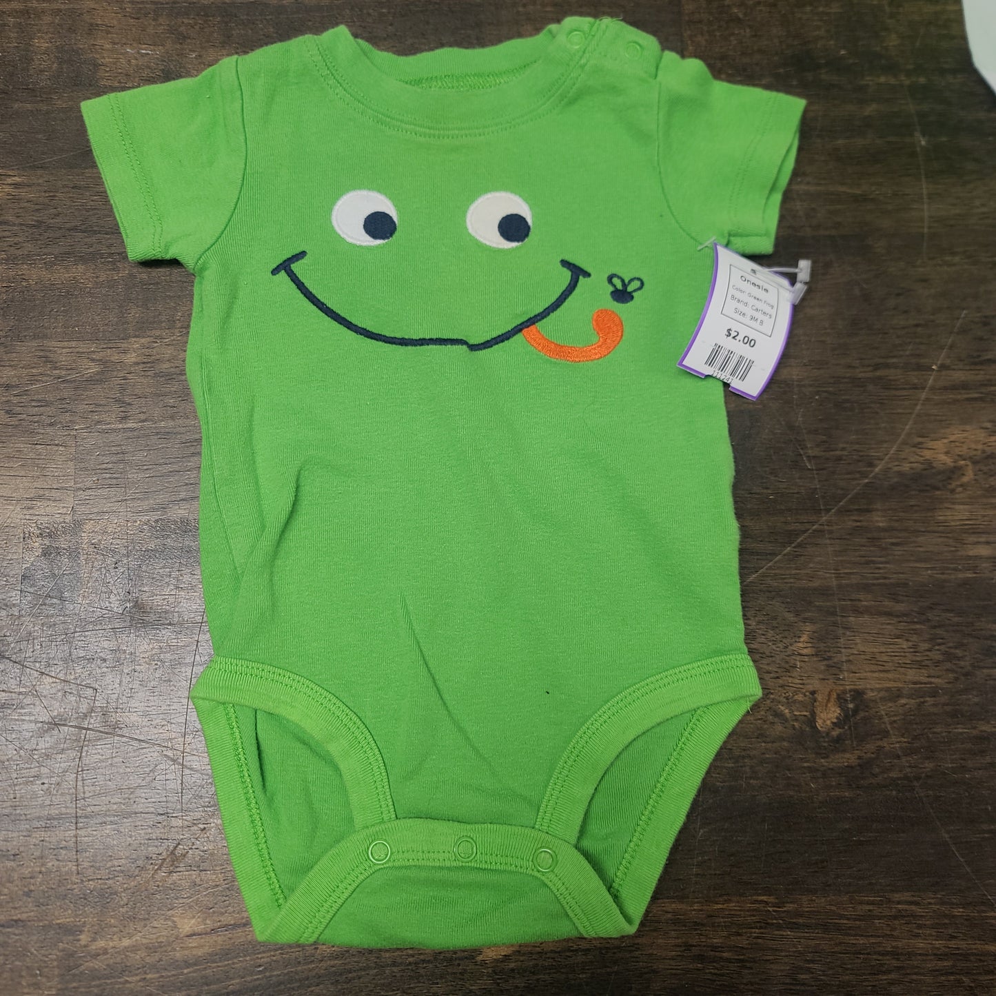 Green Frog Carters Onesie, 9M B