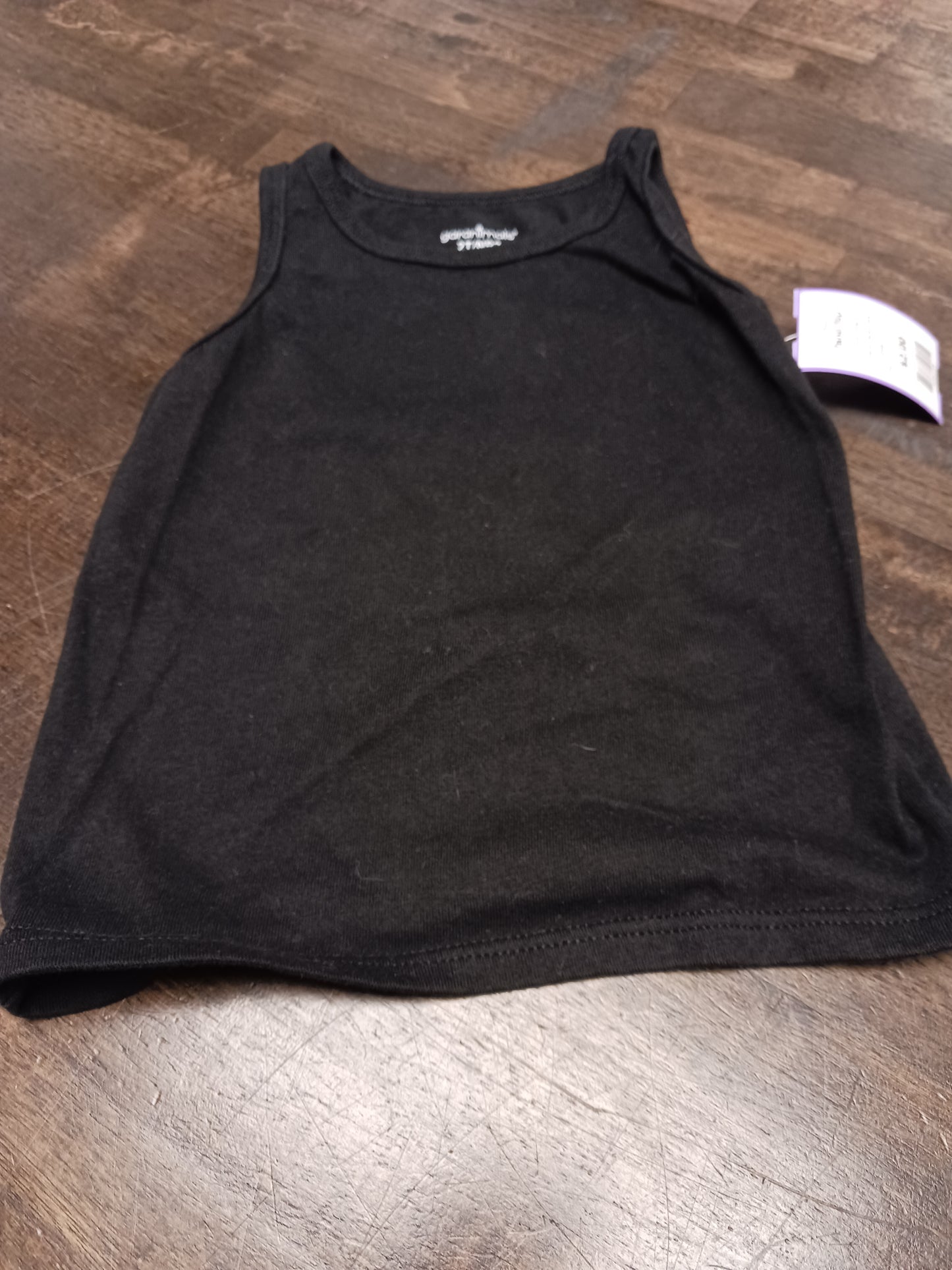 Black Garanimals Tank Top, 2T G