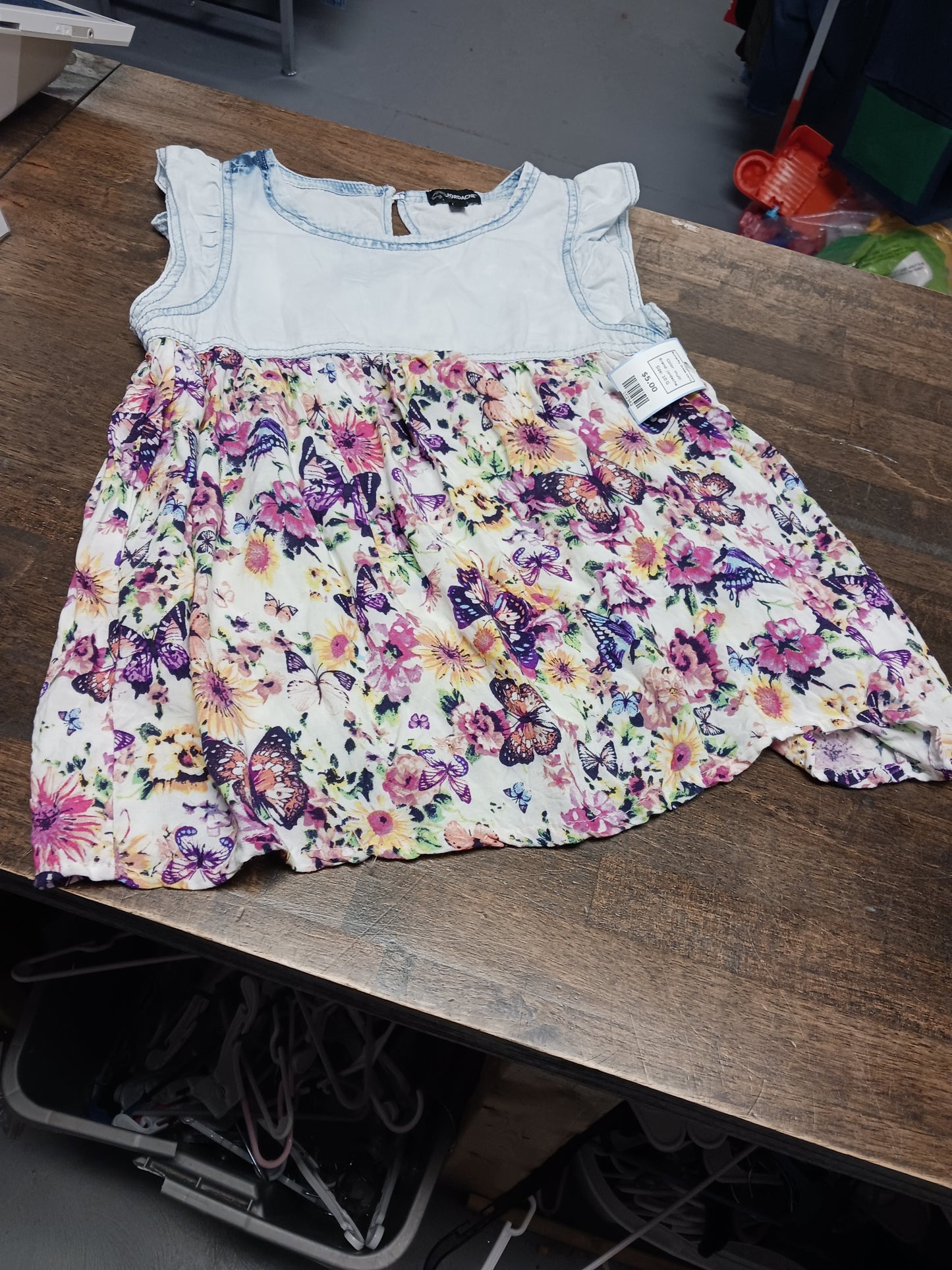 multi Jordache Butterfly Dress 10/12, 10 G
