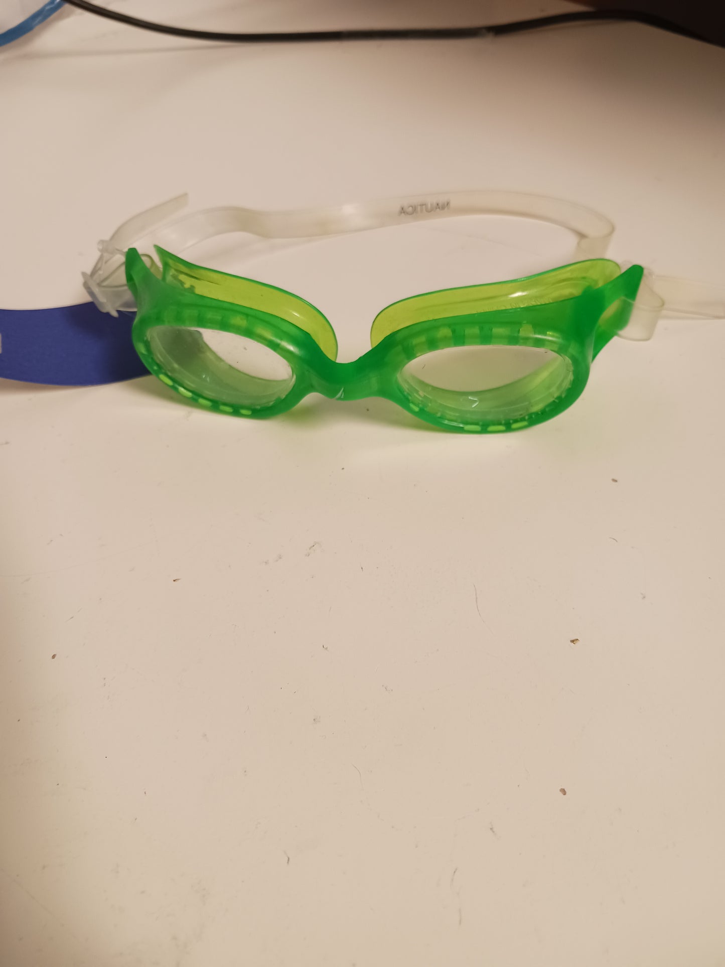 green Nautica Swim goggles
